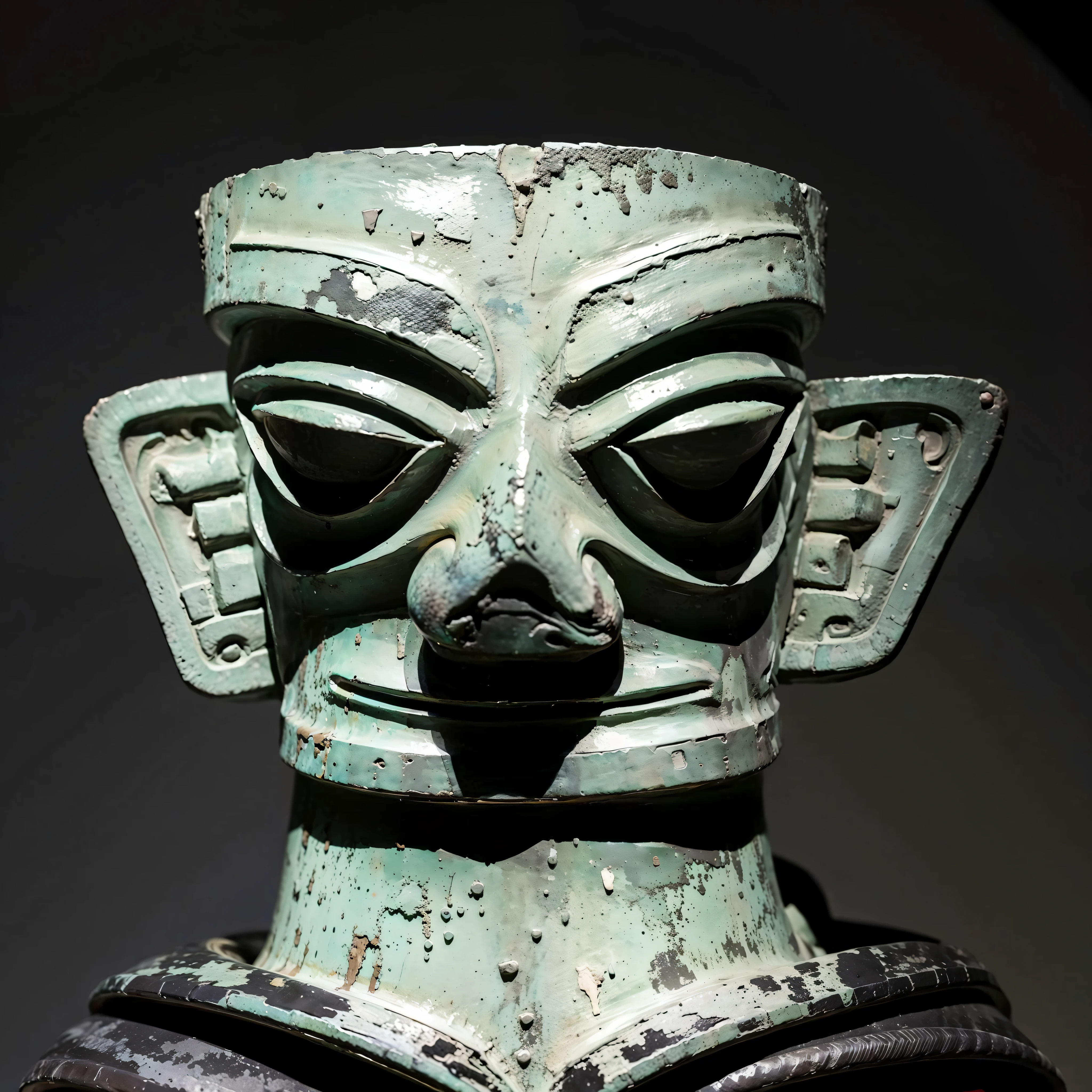 masterpiece, best quality, 1 girl, Upper body, green,bronze,
black poncho jacket,Upper body,Batman real-life frontal photo,(faint smile),Lovely,looking at the audience,