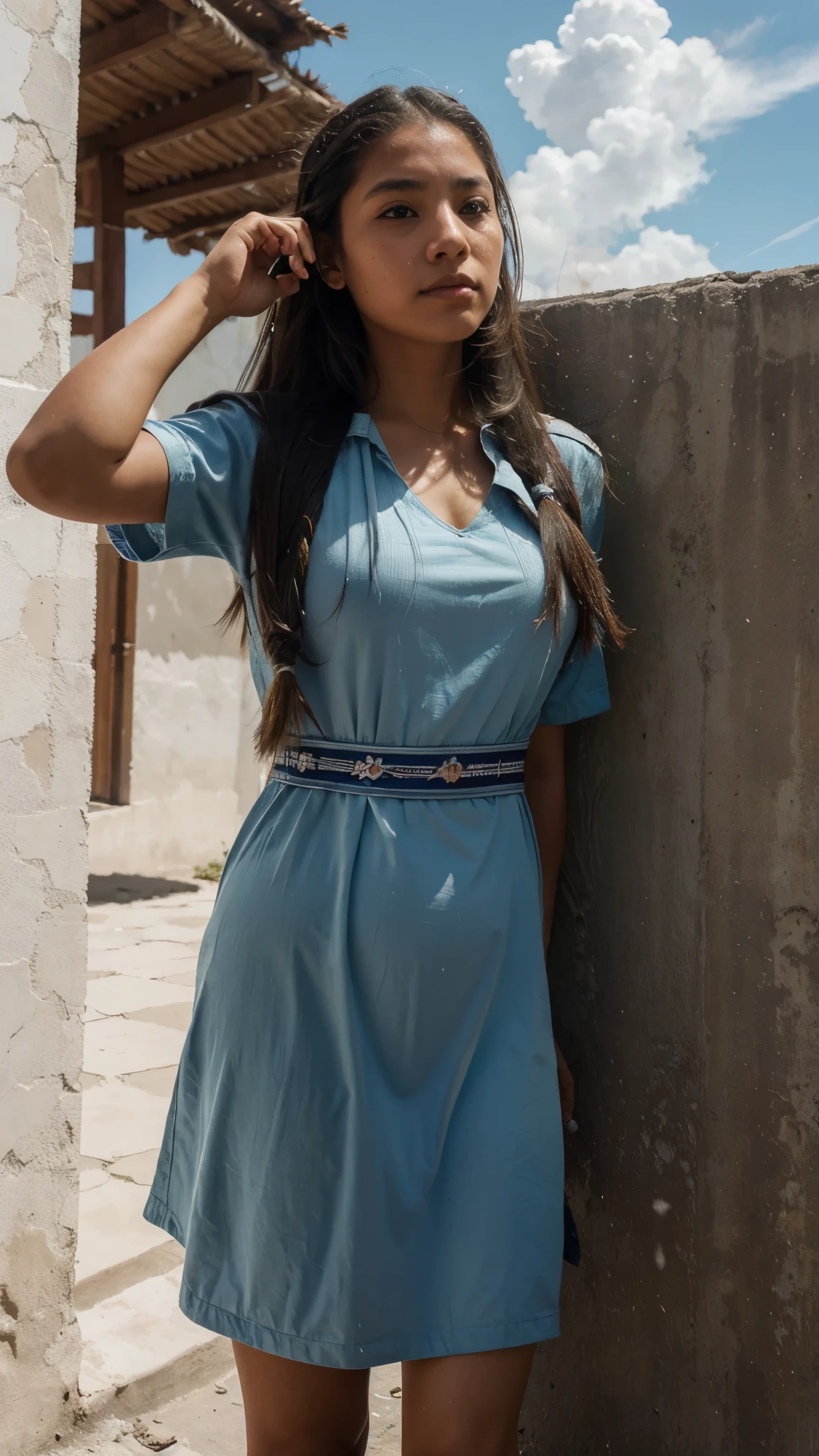 slovenia flag, lovely woman, ((to Ljubjana)), smirk, robe traditional, ((in front of Ljubjana Castle)), pretty face