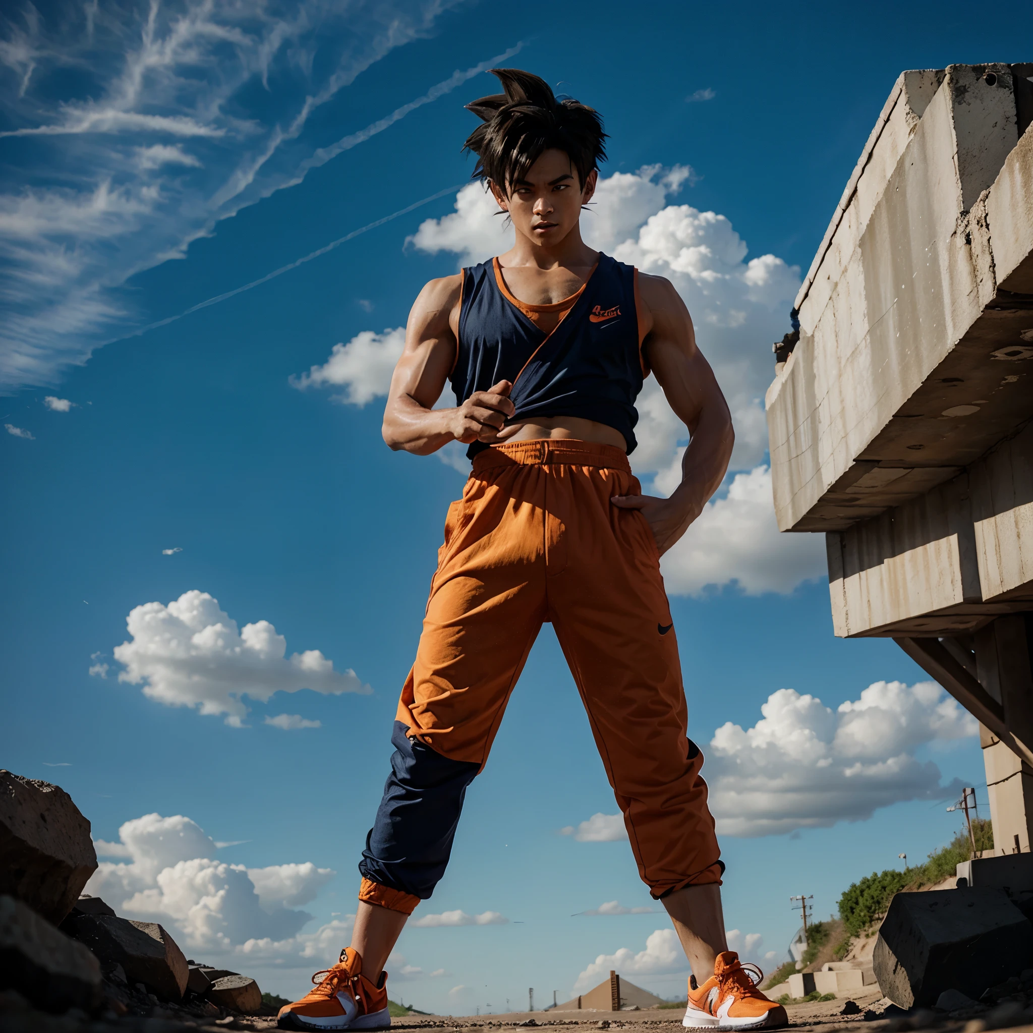 Make anime Goku with Nike