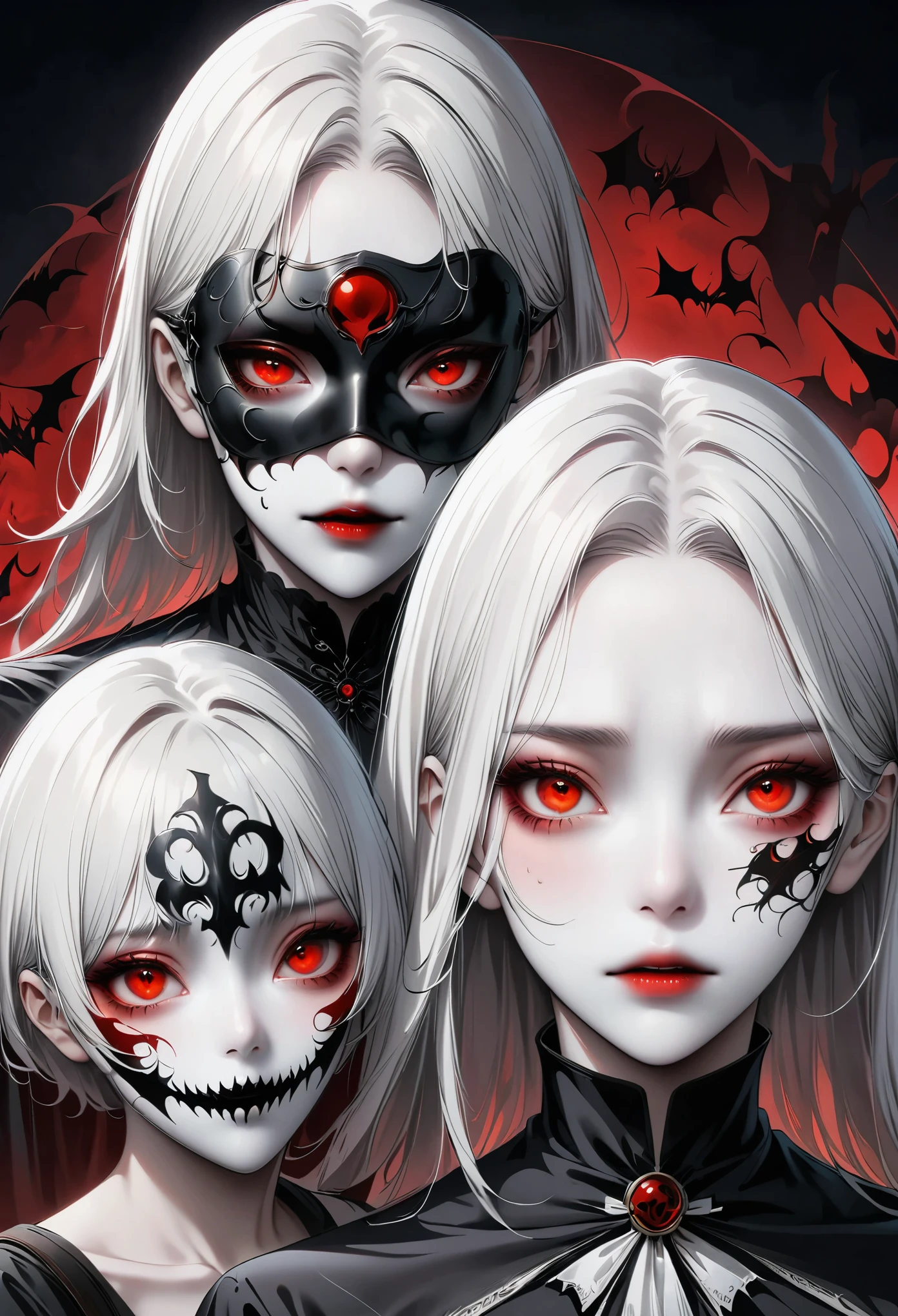 Close-up of big demonic eyes, compound eye, Unique Demonic Ghoul, unusual student,Kaneki, monochrome, radioactive light, anime 2018::1,  tangerine::1, neon color::1,, part 1.5, Detailed face, super quality, hypergraphics,  blossom 1.0, vampire, depressed, Surreal, anime reality,anime girl, dark gothic style, high dynamic range, RTX, body torn apart , Detailed face,soft light, Shen Haicheng,number,looking up at camera",  8K, dreamy big eyes,vague, smooth and soft skin, clone face, Symmetrical,Neon liquid, 从in eyes漏出来,animation art,photo, cracked face  , ......key: tangerine, in eyes, 
