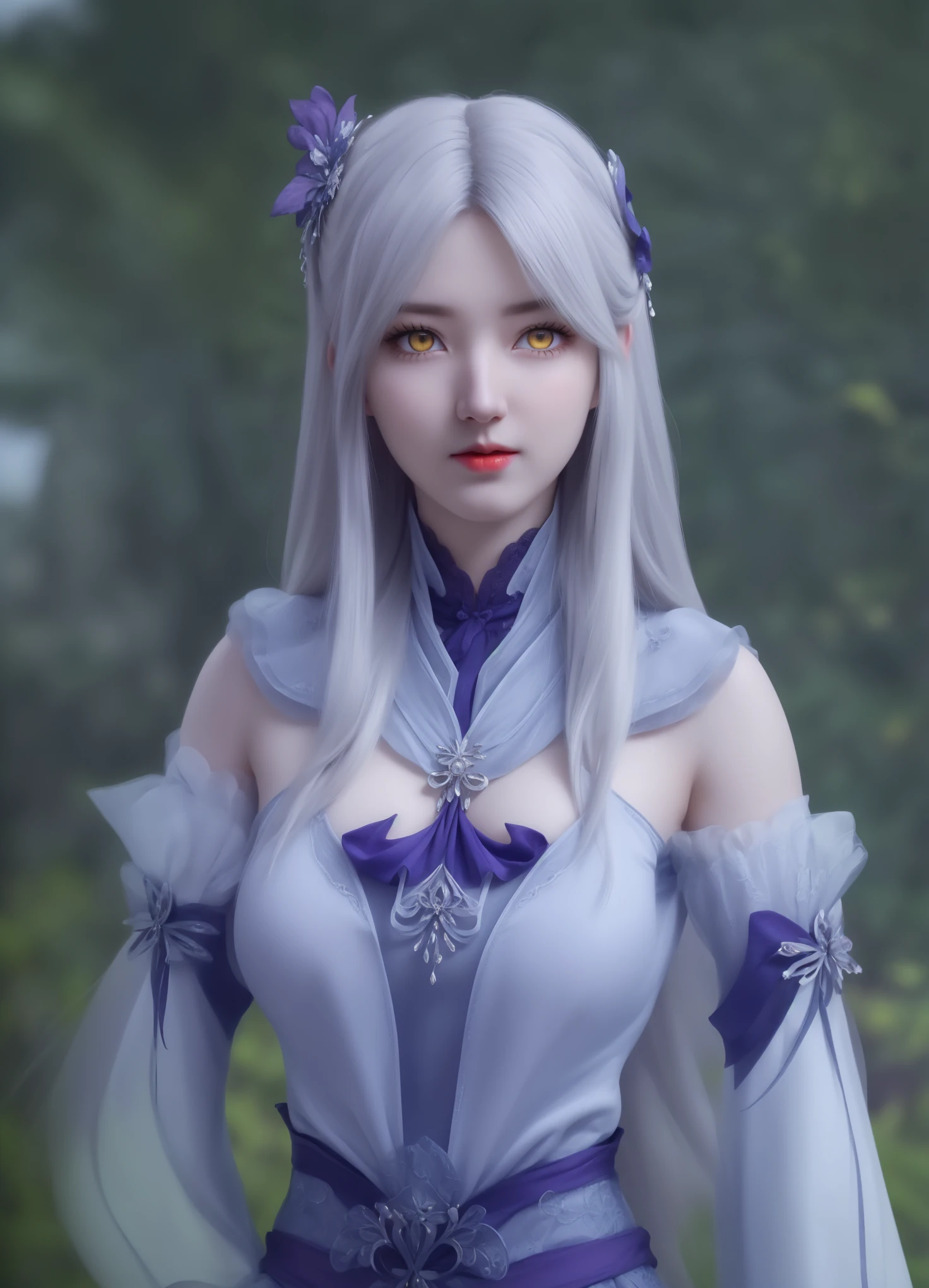 (hyperrealistic), (illustration), (high resolution), (8K), (extremely detailed), (best illustration), (beautiful detailed eyes), (best quality), (ultra-detailed), (masterpiece), (wallpaper), (photorealistic), (natural light), (rim lighting), (detailed face), (high detailed realistic skin texture), (anatomically correct), (solo), (1 girl), (high detailed realistic hair), (caramel hair:1.35), (heterochromic eyes), (detailed eyes), (light yellow eyes:1.37), (sparkling eyes), (realistic big breasts:1.5), (exposed nipples breasts:1.35), (long legs), (slender abs), (dynamic pose), (closed tiny mouth:1.3), (nsfw), (concentrated expression), (topless),