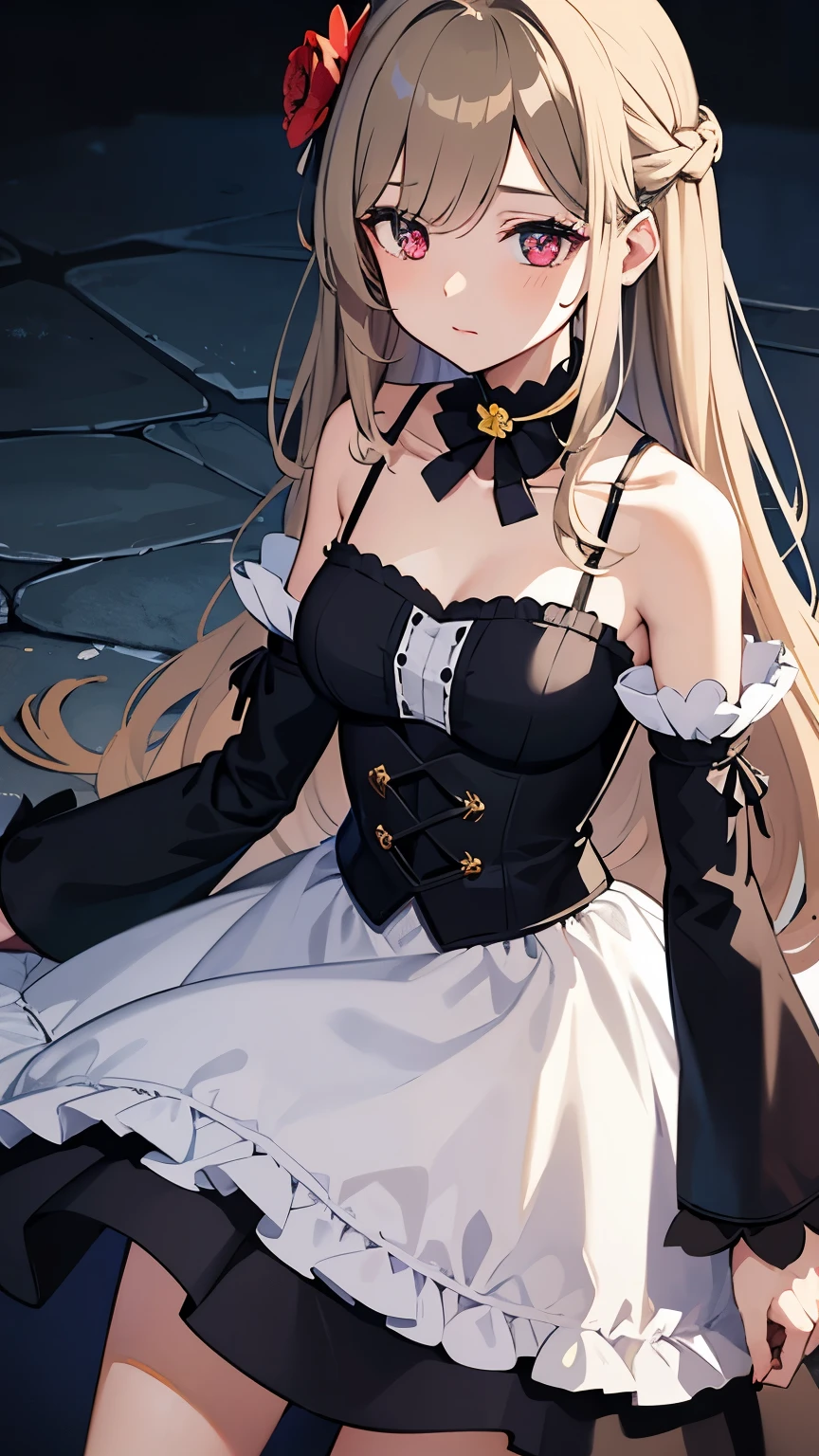top-quality、supreme1People Girls,hightquality,A detailed face、A detailed eye、Detailed nose、Detailed mouth、 Beautiful expression, ((masuter piece)), ((High resolution)), ((Best Quality)), detail, (Disgusting face、Glaring at this), ((Skin shiny with sweat)), (maid clothes:1.6、garterbelts:1.3、Stockings:1.4、White panty)、 girl with, a blond, (Half Twin Tail)、Got:1.5、Lift the hem of the skirt with both hands to reveal the pants:1.5、fair white skin:1.3、、Smaller chest, cinmatic lighting, perfectly shaded,(((Western Pavilion))), Realistic lighting with shades,Reflecting the whole body