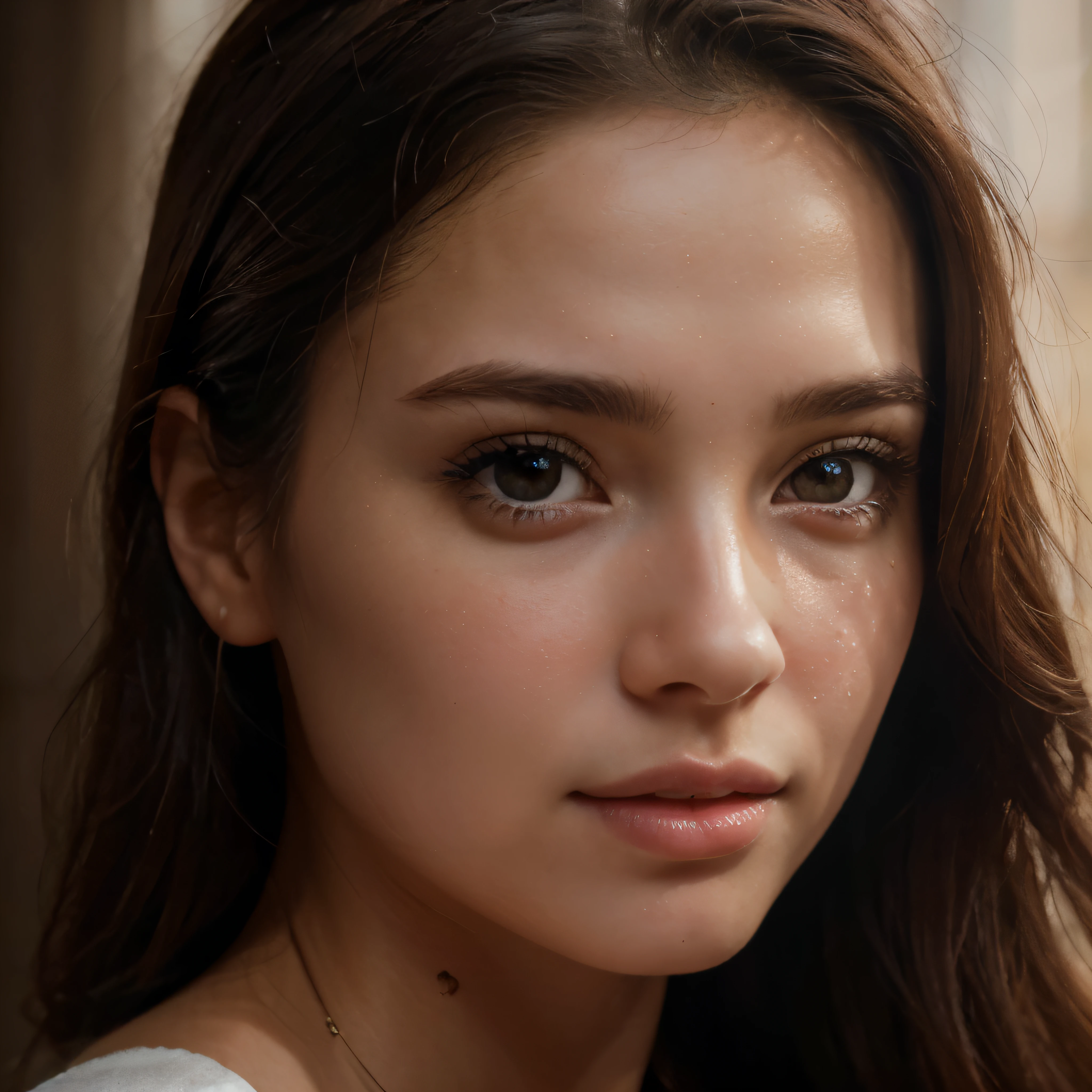 Cute girl Hyper detailed portrait
realism
hyper realistic, natural glossy skin
best quality
8k, high resolution,
professional lighting
Masterpiece
(Realistic, Photorealistic
Super Detailed
highest quality
ultra high resolution
