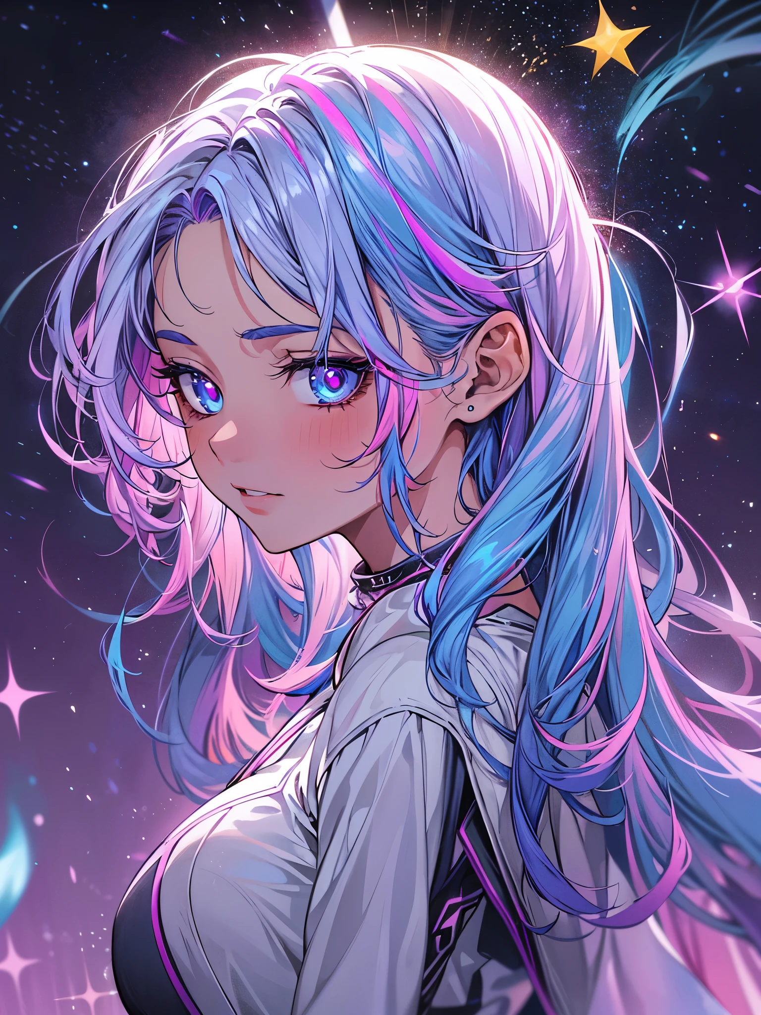 A steep chic train on a wet road. ,neon lights, neon galaxies, huge crystal moon, starry sky,,happy, peaceful, , in love Hemp, leaf,marijuana,cannabis,((illustration)), colorful, wallpaper, energy, secret, magical environment, omniscience, prediction of the future, understanding the past, frost magic, --v 6