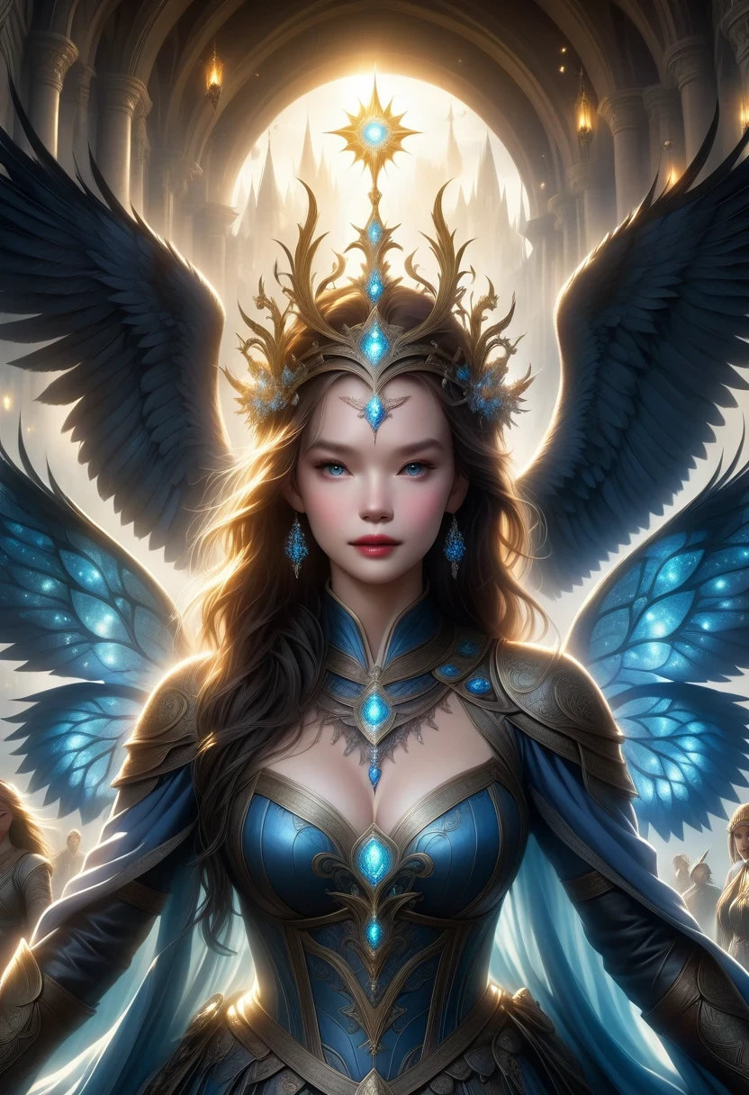 (Best Quality, 8K, Masterpiece: 1.2), Highly Detailed Face, Beautiful Detailed Eyes, Beautiful Detailed Lips, Ultra Detailed Big Breasts, Extremely Profiled Breasts, Extreme Detail Description, Vivid and Intense Colors, Vibrant Colors, Bright Magic Aura, Ethereal Lighting, Arafed image of a cute woman in a skimpy dress is standing on a cliff, Astral Fairy, 8K fantasy art style, Epic Fantasy Digital Art Style, Fantasy Art Style, Beautiful Fantasy Art, Light Effect. Modern Fantasy, Very Beautiful Fantasy Art, Gorgeous Fantasy Lighting, Fantasy Art Behance, Digital Fantasy Art, Fantasy Lighting