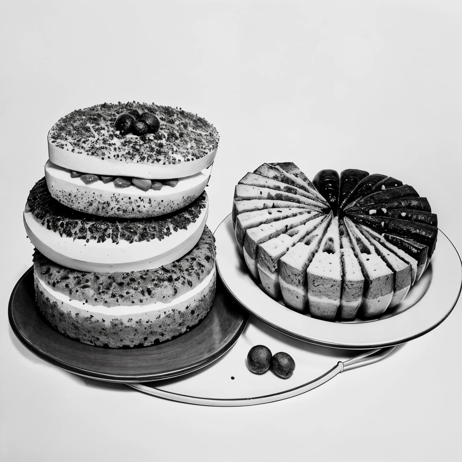 Colorless drawing of typical Chilean foods