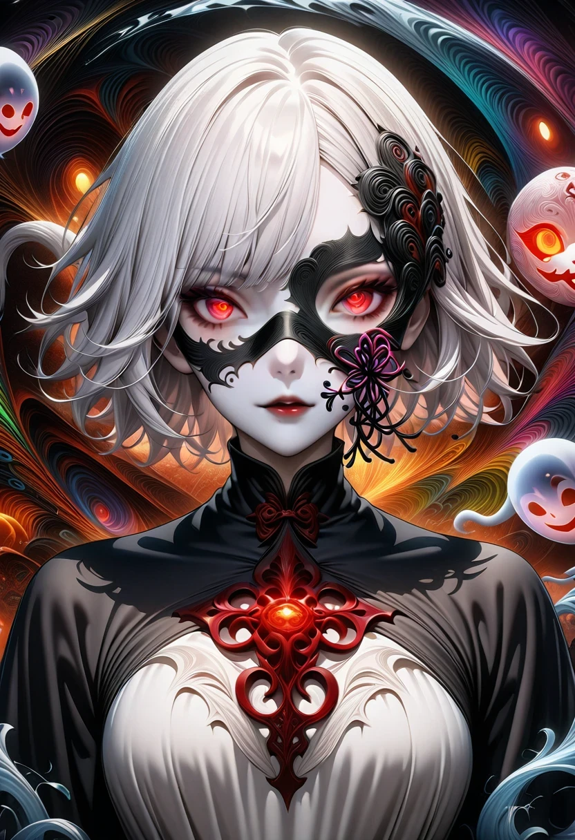 (Sexy Jamaican Gothic Devil Nun), dark, mysterious, Fascinating, Hauntingly beautiful, (Detailed facial features, Brutal painting, Sharp Eye, dark red lips), Tattered flowing robes, Reverse Cross Necklace, Sensual, Fascinatingポーズ, (Candlelight background, Ominous atmosphere), (Highest quality, High resolution, Very detailed), (Gothic art, oil, dark fantasy), (Dramatic lighting, Shadow, Mysterious glow), (black and red color scheme, Strong contrast), (Beautifully constructed, Intricate details), (Evokes a sense of desire and forbidden attraction).