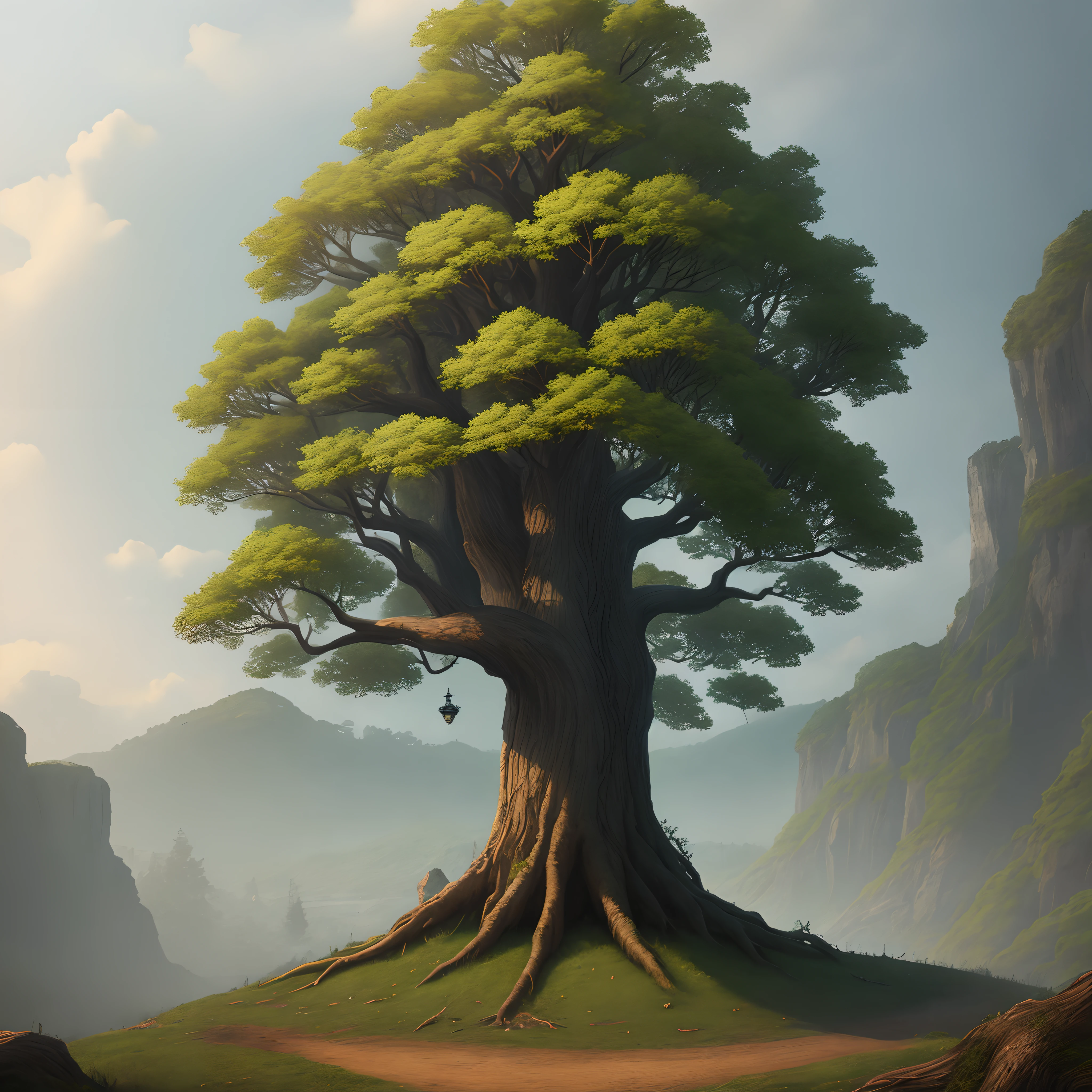 world tree，Medio marchito, prosperous environment，Universidad de Kassel
