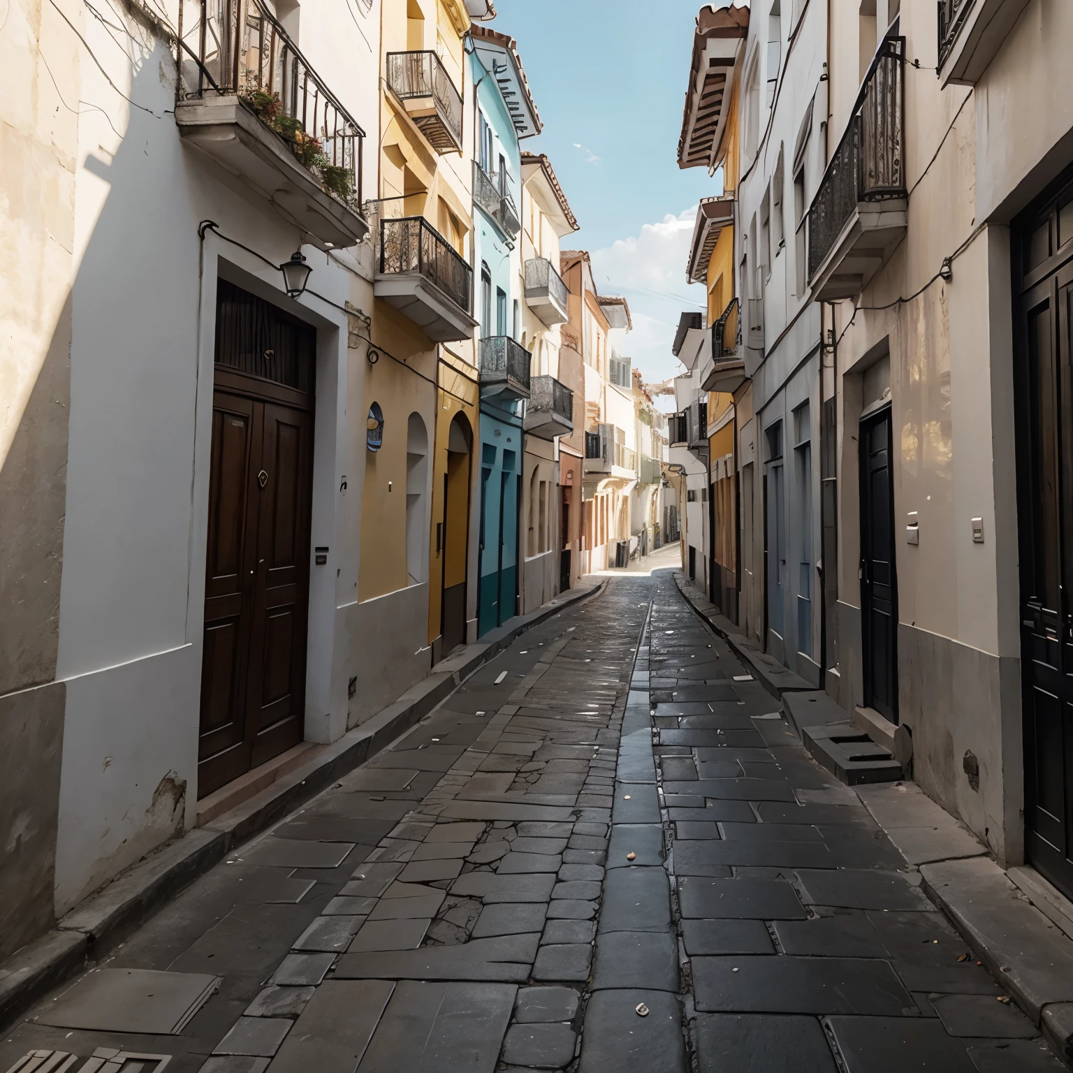 Calle con edificios