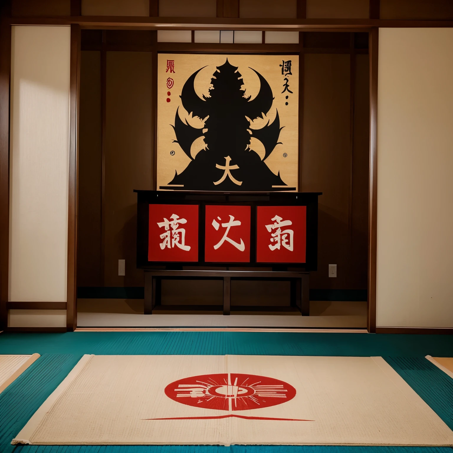 Company logo, “daimyo tv” as text, Japanese kanji and epic design