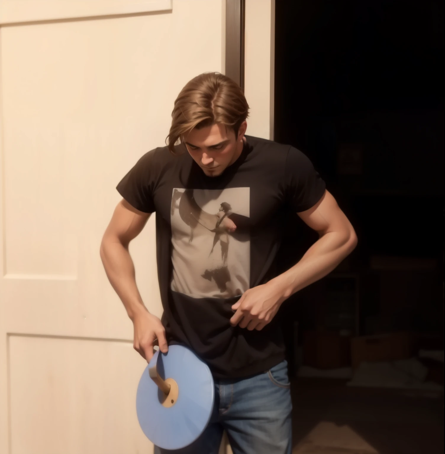 very NSFW realistic penis here is a handsome guy without a beard straight background famous red carpet windstorm standing in front of a door , he is floundering, glue dropping, pouring, (bully Appalachian redneck 20yo dg_Dale boy brother:1.1)