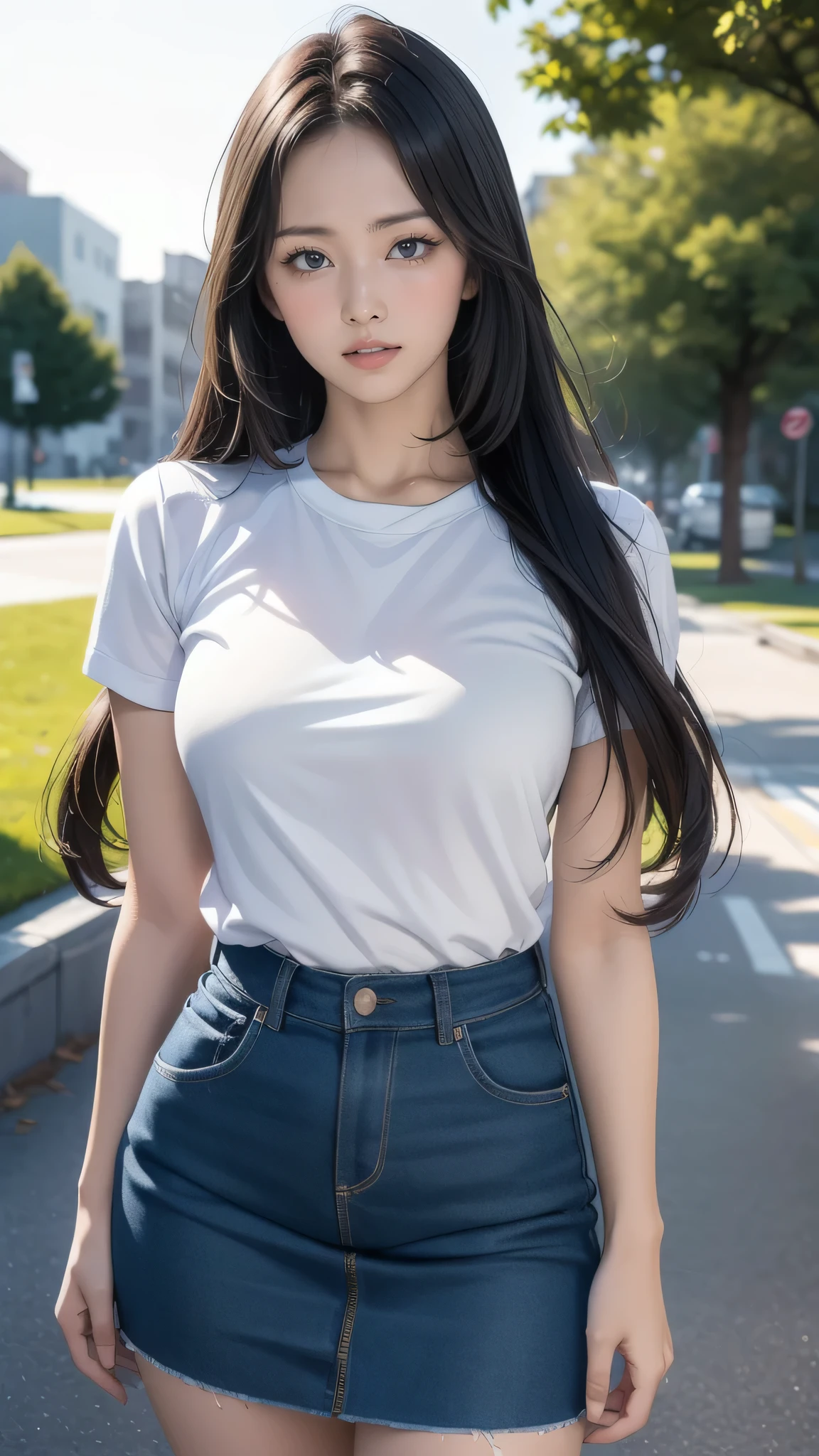 high school girl,(random place),(random pose),(long straight hair),(Highest image quality, (8K), Ultra-realistic, Best Quality, High quality, High Definition, high quality texture, high detailing, Beautiful detailed, fine detailed, extremely details CG, Detailed texture, realistic representation of face, masterpiece, presence, Dynamic, Bold)