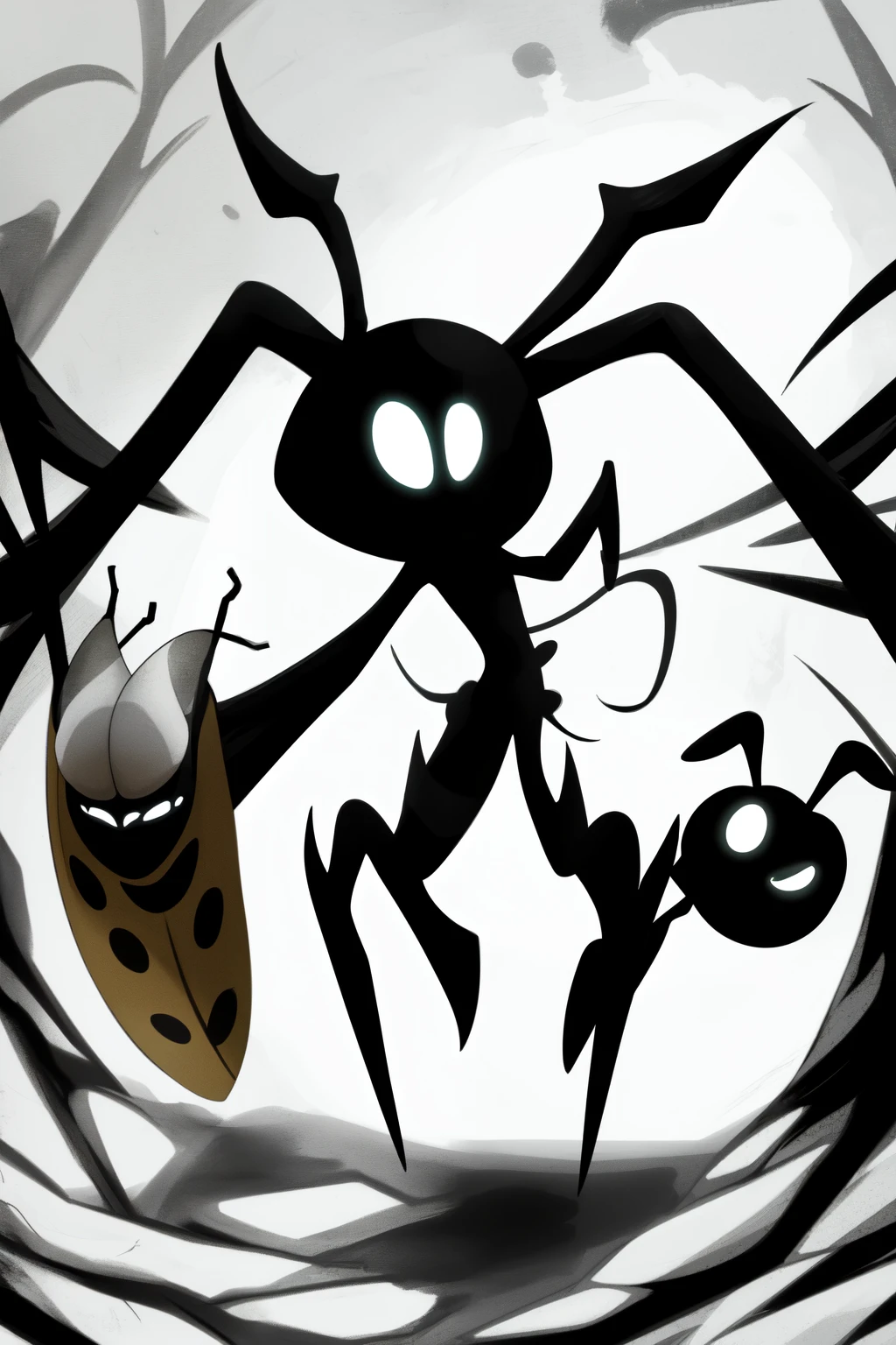 naked Hornet (Hollow knight)