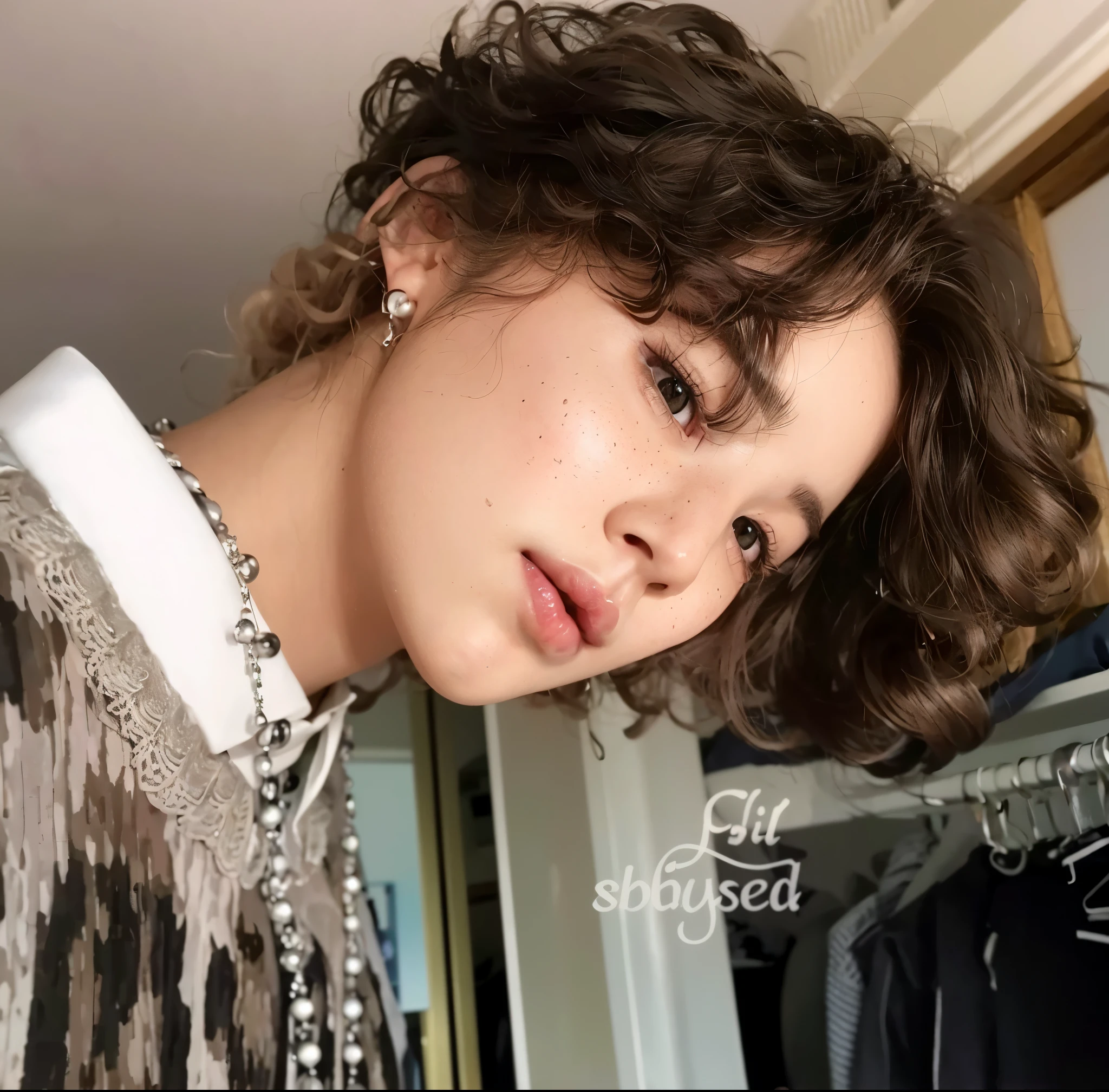 high quality, high details, doll beauty, delicate skin, round eyes, pink mouth, full face, freckles all over the face, detailed curly hair, curly locks, beautiful blonde hair, angelic beauty, jimin, parkjimin with curly hair, curly locks, curly hair, angelic beauty, freckles, round eyes, full mouth, rosy cheeks, good lighting, good quality, angelic beauty, doll beauty, big round doll eyes, pale skin, porcelain skin, full doll mouth jimin, jimin from bts, His beauty is delicate and angelic, he shines, jimin, park jimin, jimin from bts