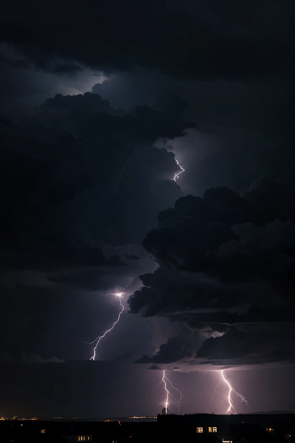 LIGHTNING, DARK SKY