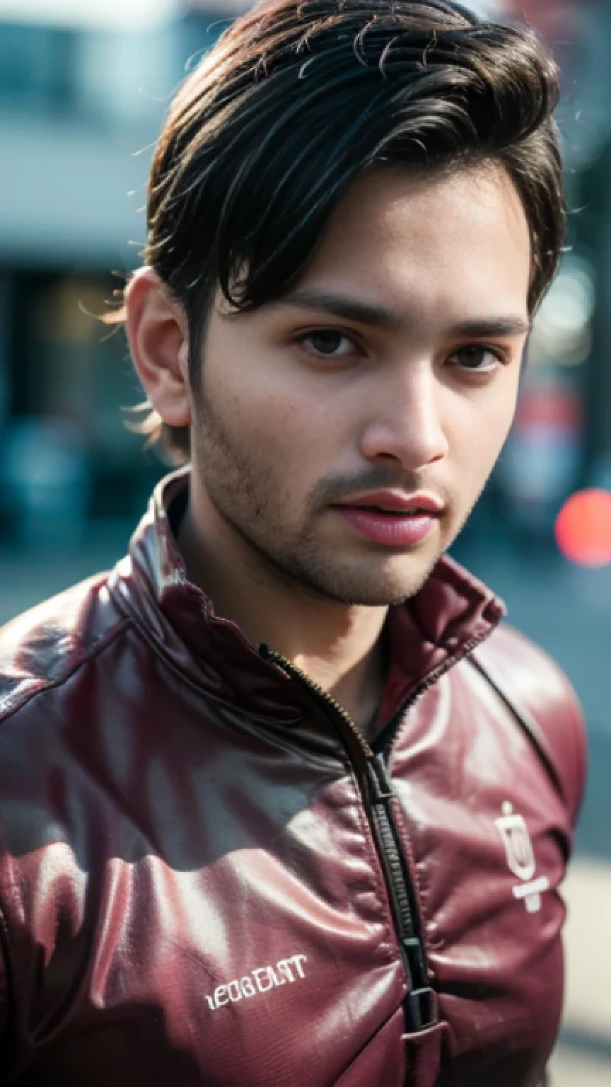 A beautiful young bearded man with highly detailed skin,8k,high res,ultra realistic, photorealism,(real life photo,realistic:1.9),best quality,ultra-detailed,professional,vivid colors,sharp focus,physically-based rendering,studio lighting,bokeh,portraits