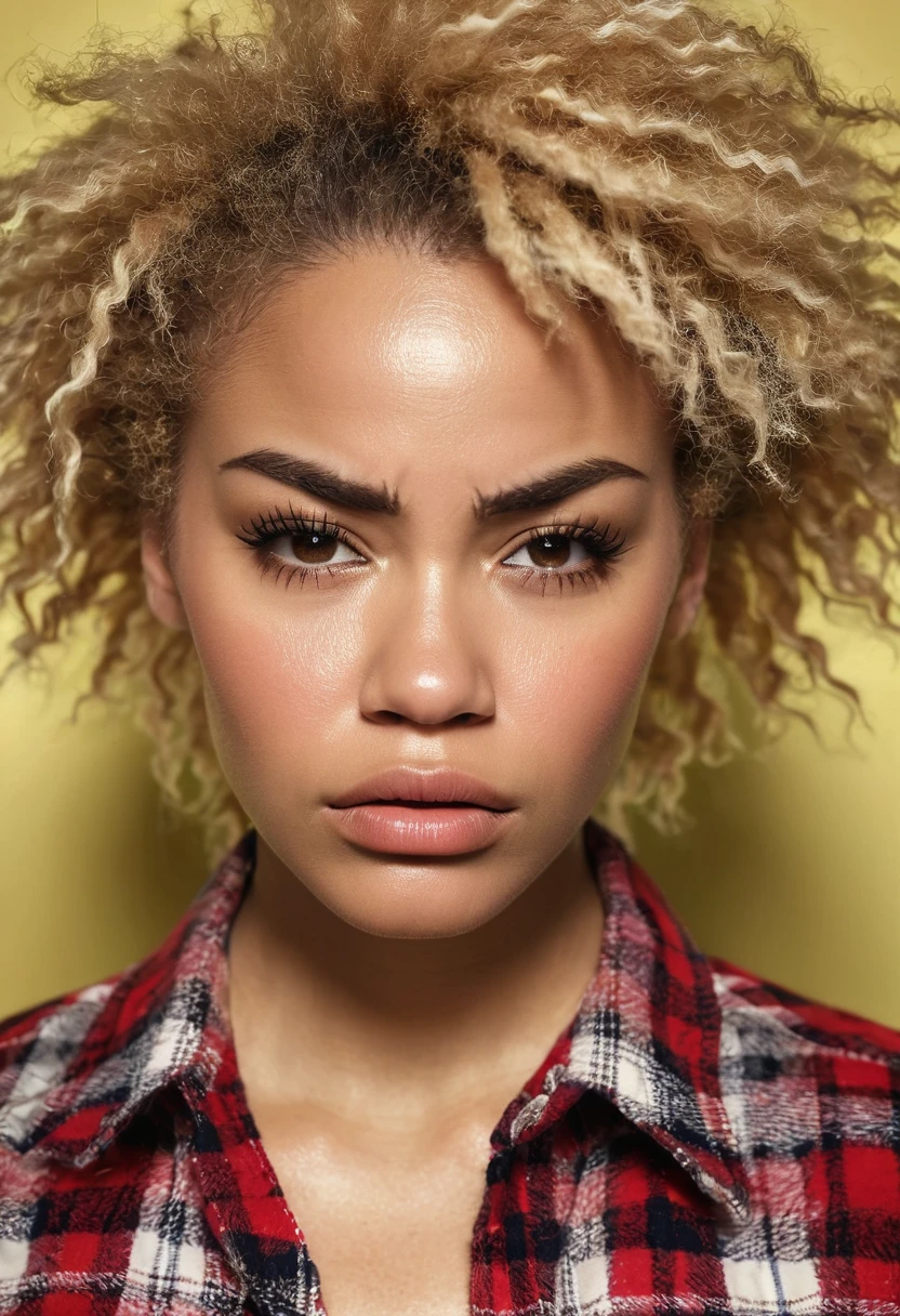 photograph of a woman, (troubled facial expression), textured skin, goosebumps, blonde afro hair, plaid flannel shirt with distr...
Remix
Quick Favorite
/upscale
photograph of a woman, (troubled facial expression), textured skin, goosebumps, blonde afro hair, plaid flannel shirt with distr...

Cyberdelia
47
231