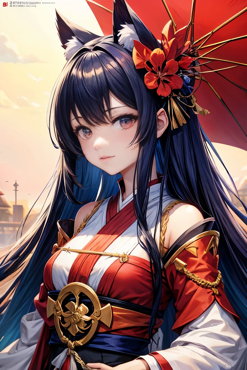 garota anime com cabelos brancos e olhos azuis em uma roupa vermelha e preta, um desenho de anime inspirado em Puru, vencedor do concurso pixiv, arte autodestrutiva, divindade de cabelos brancos, melhor papel de parede de anime 4k konachan, estilo azur lane, do videogame azur lane, visual de anime de uma linda garota, retrato de onmyoji, arte oficial