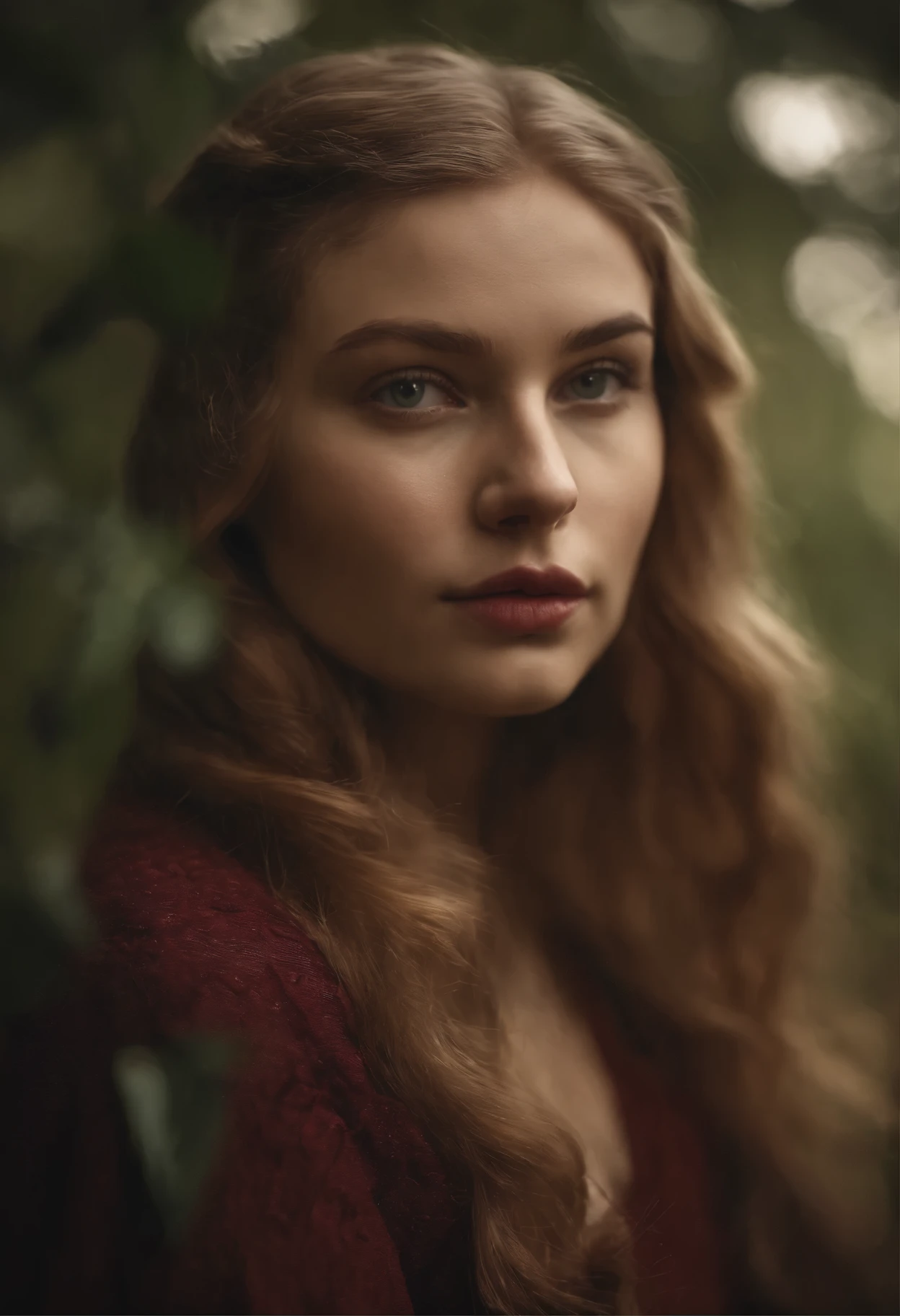 (((a deep reddish wound crosses her left cheek))) fair complexion, woman around 19 years old, natural white hair, distinctive green eyes, wearing kohl, slender and graceful, beautiful, candlelight in a medieval setting, ultra sharp focus, realistic shot, medieval female clothes, tetradic colors (scar:1.4)