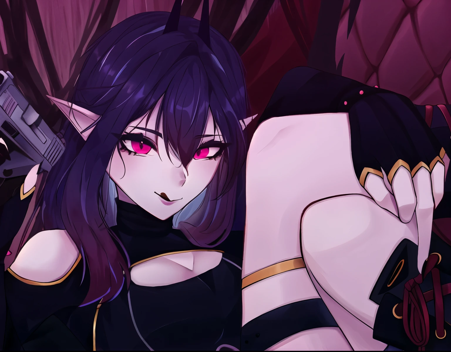 um close de uma pessoa de vestido e botas, anime mulher arte de corpo inteiro, Personagem de anime; arte de corpo inteiro, 1 7 Year Old Goth Anime Girl, anime full body illustration, adoptable full body, single character full body, design de roupa, roupas de bruxa astral, estilo anime 3d, Roupa de fantasia, feminino de corpo inteiro, personagem de corpo inteiro
