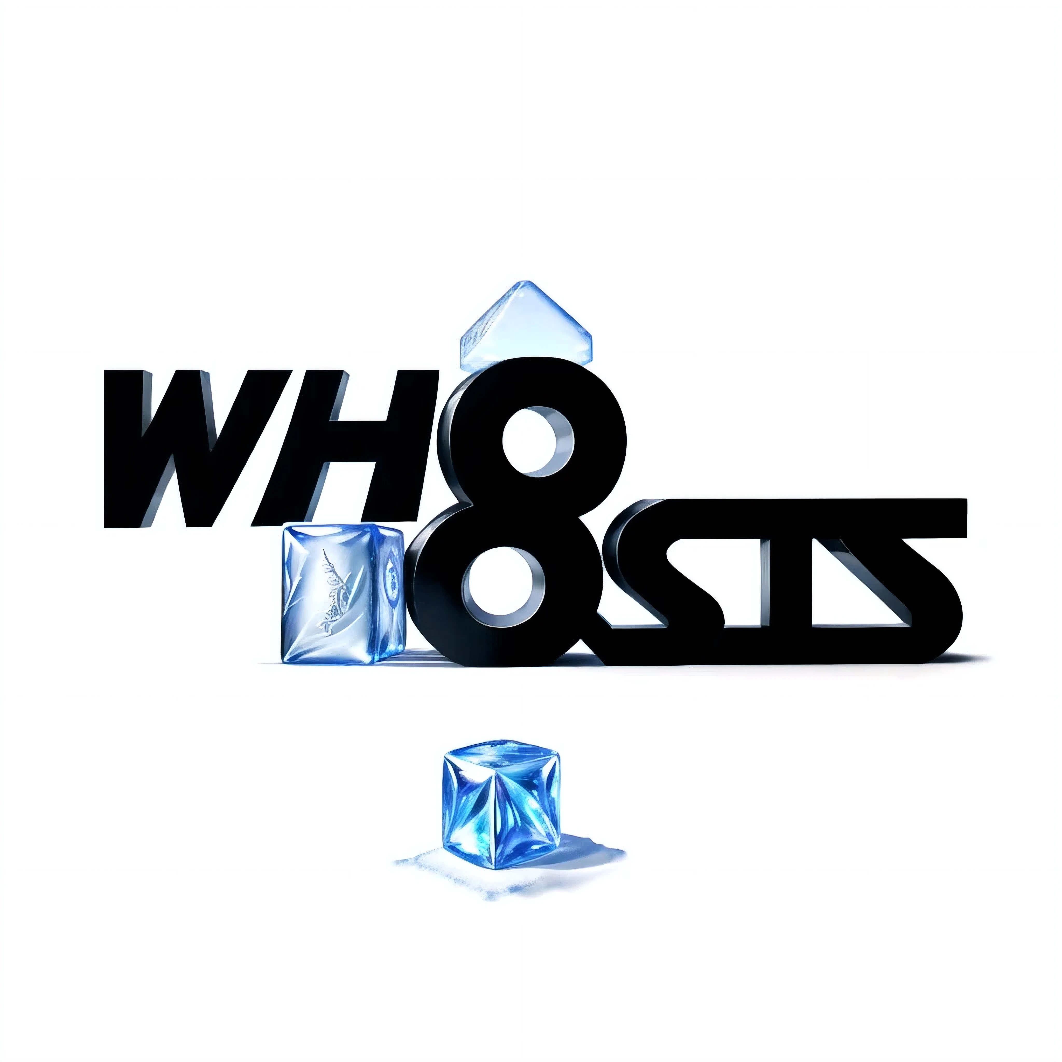 best quality,Very detailed,masterpiece,illustration,designed fonts,ice cubes(2.0),Winter elements(1.0),snow cube,