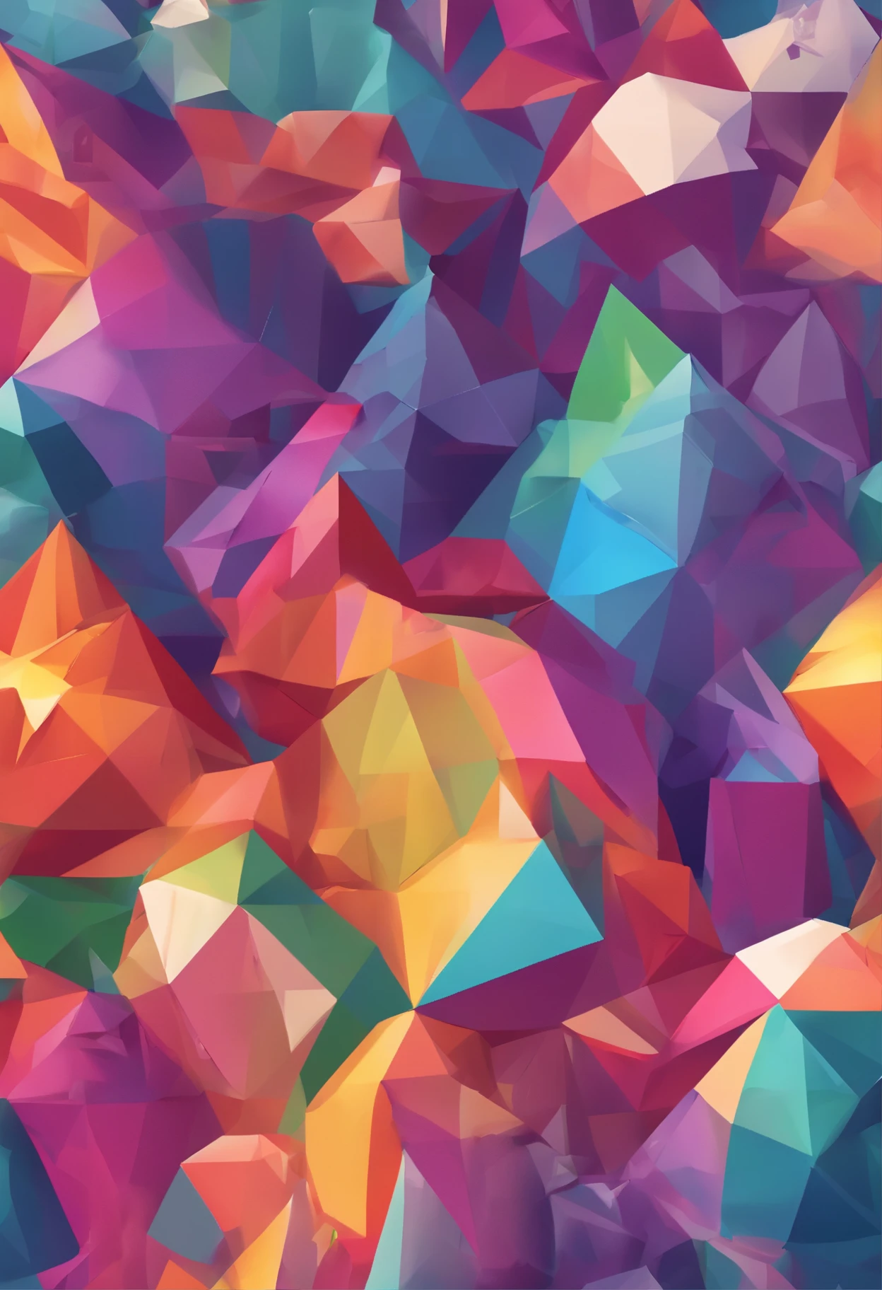 Vector Graphics, Geometry, Clean lines, Vibrant colors, abstract art, Seamless pattern, HD details
