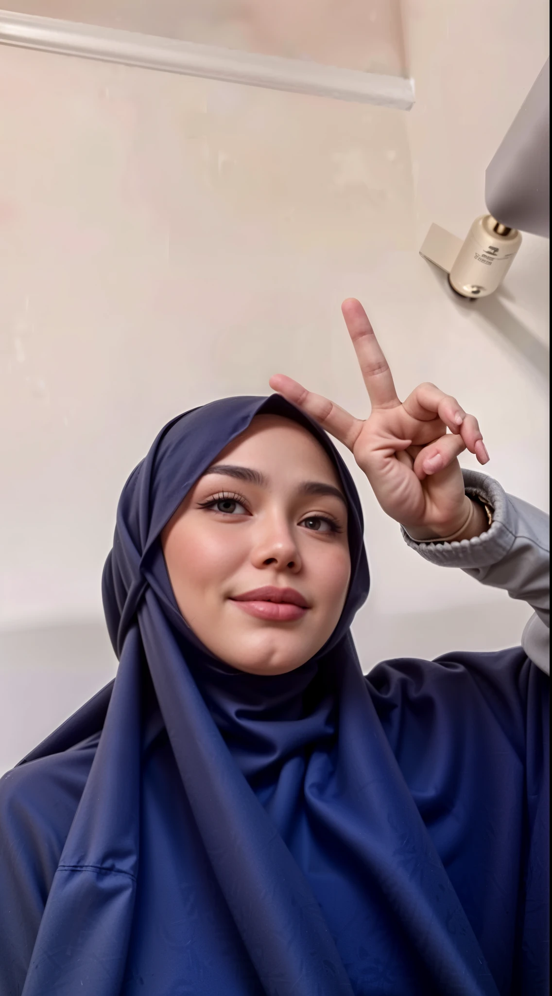 masterpiece, (ultra-high-definition portrait, vignet:1.4), Realistic, extremely detailed, CG unified, 8k, Clean lines, highly detailed, High-definition, raw color photos, Realistic portrait, Cinematic Light, Beautiful detailed, (1hijabgirl, indonesian:1.5), (165cm tall, big breasts with lips like she wants to kiss:1.5), Beautiful big breasts, breasts details, very tight, (Biggorgeous breast, Smile:1.5), (Soft smiling, Big Breast:1.4), Close up of a girl in Beautiful clothes with errected nipple, biggorgeous breast, Smiling, scarf, (Bombastic Side Eyes with curvaceous body:2), pose 4 of 1 6, Undress, No bra, (nipples that are clearly sticking out detail:1.2), Outdoors, high intricate detailed.