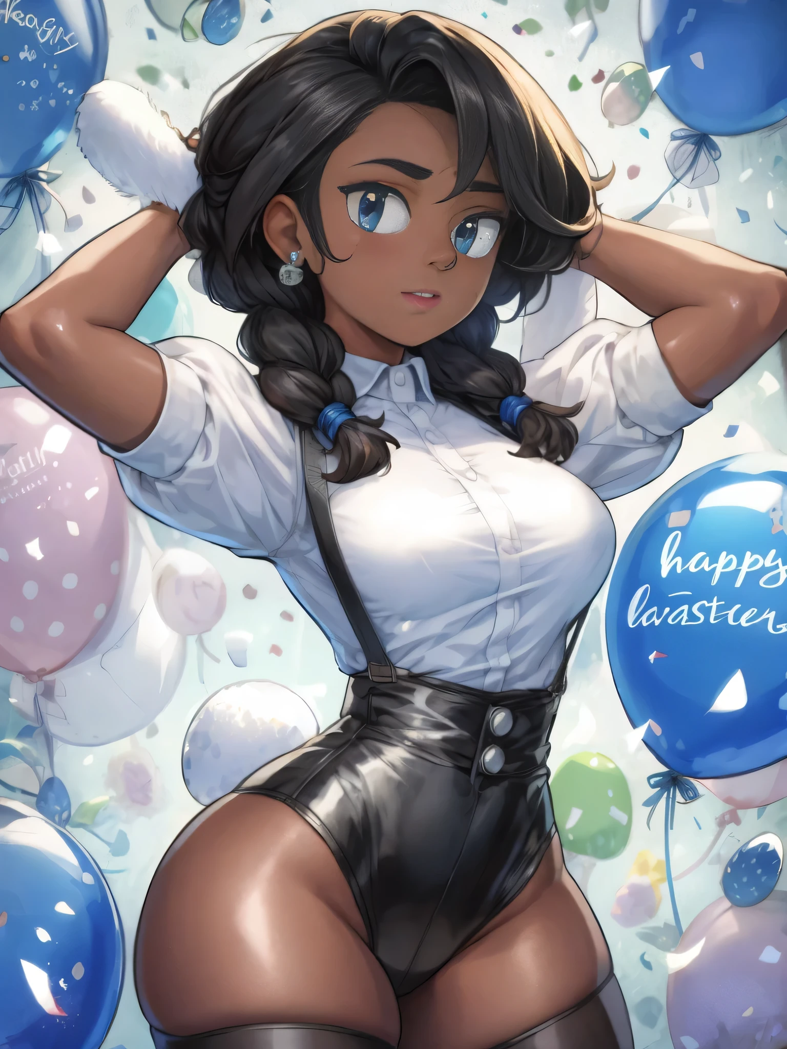 "Happy easter" text, ultra realistic human details, ultra quality, 16k, perfect face, perfect eyes, perfect body, perfect hands, perfect charm, ultra-detail, 3d ,hyper-detailed, splash art, motion lines, award-winning masterpiece, impact frame, Cinematography, cel-shaded, mixed media, amazing quality, incredibly aesthetic, incredible absurdres, incredibly sharp gradients, deep highlights, warm tones, rich shading, atmospheric shading, FULLY RENDERED, UHD, HDR, hyper-stylistic, motion details, intricate character design detail, Life-size-body, dynamic angle, dynamic pose, rule of third, dynamic perspective, dynamic Line of action, dynamic scenery, atmospheric lighting, 717gigapixels, high quality, high resolution, overhead