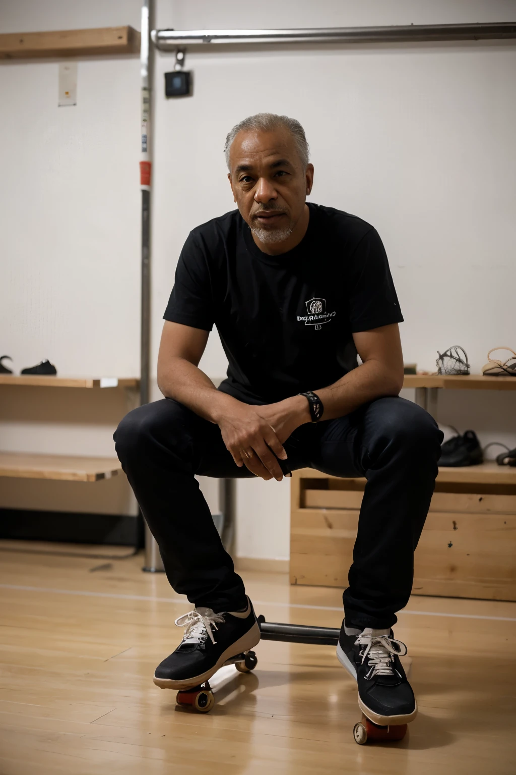 I need a logo for a skate workshop that says Isaac Garrido Professor with a striking design in bright colors and captivating font