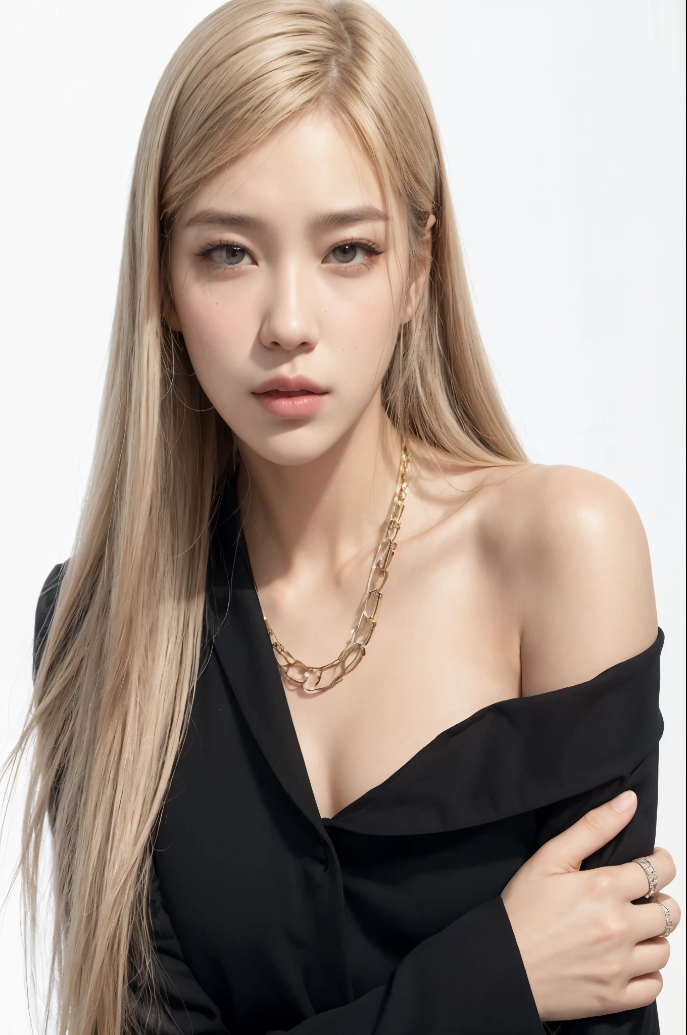 un primer plano de una mujer con cabello largo y rubio que llevaba un top ?????, roseanne park of rosa ?????, portrait of jossi of rosa ?????, jossi of rosa ?????, jisoo of rosa ?????, portrait jisoo rosa ?????, lalisa manoban of rosa ?????, jisoo from rosa ?????, Lalisa Manobal, jia, rosa ?????, park de mi parte, de mi parte