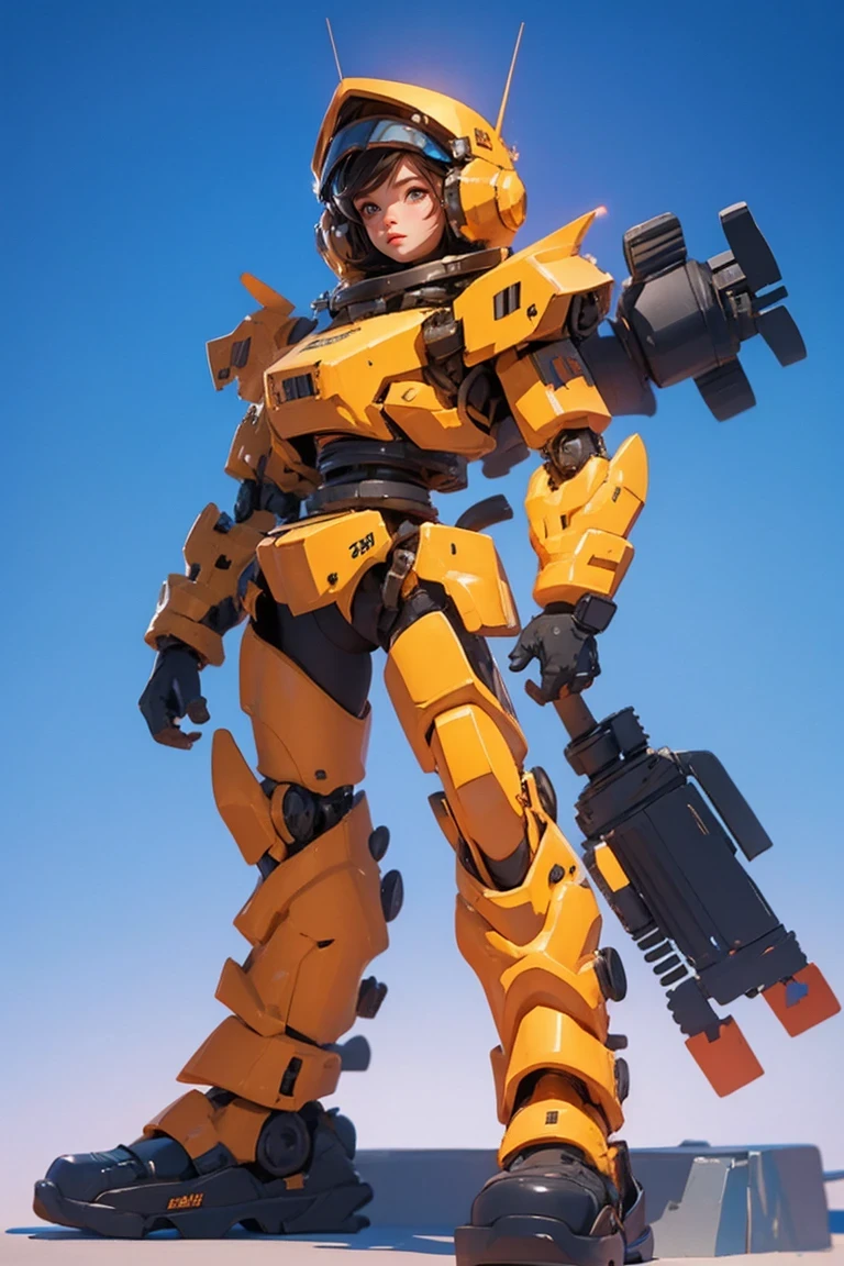 blind box,simple background,mecha