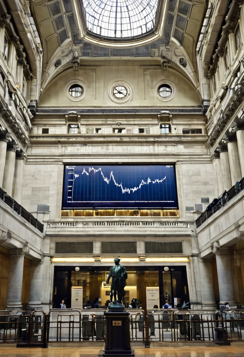 Scenery of the Stock Exchange