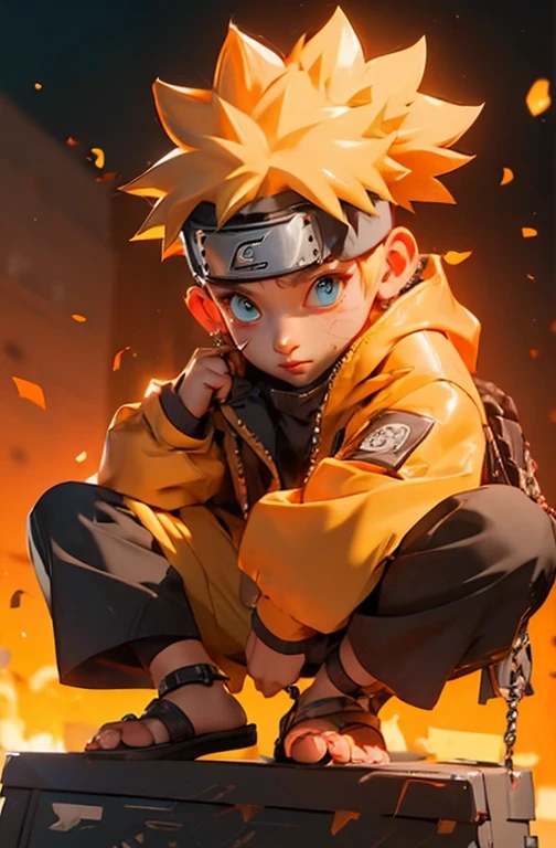 (blind box,naruto,anime,collectible,limited edition,toy:1.2),simple background,(best quality,4k,highres),(vibrant colors,dynamic pose),(bright lighting,shadows:0.9)