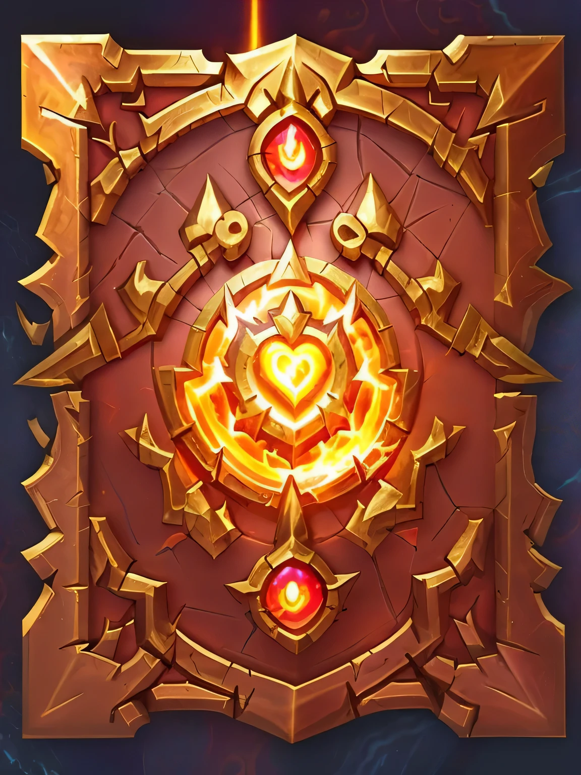 Fire Emblem close up,There is a sword in the middle, Heart Stone original art style, Holy Fire Spell Art, Hearthstone card art, Hearthstone Art, Hearthstone style art, Hearthstone card artwork, Hearthstone Art style, Hearthstone official splash art, Hearthstone Artwork, Hearthstone card game artwork. ”, blizzard Hearthstone concept art, Hearthstone card game artwork, Hearthstone concept art, in Hearthstone Art style