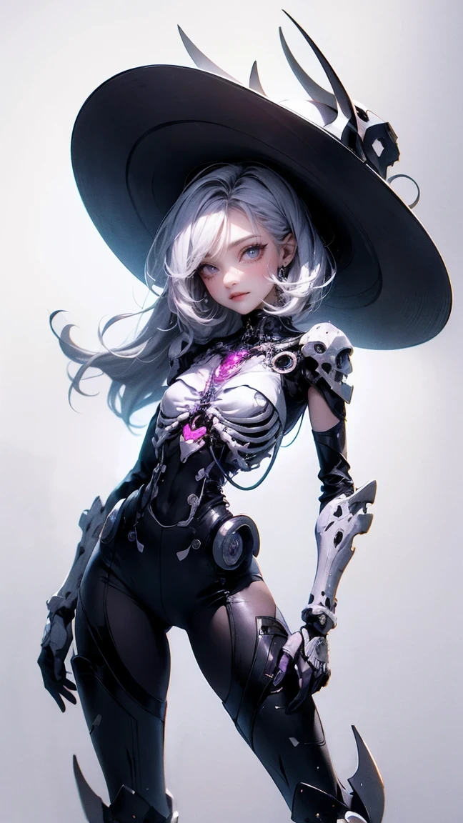 (((masterpiece, of the highest quality, super detailed))), (a witch belonging to an occult order of knights), (a knight crossed with a witch), Victorian era inspired, ((minimal but intricate beautiful armour)), Fluttering lace flared dress with frilly petticoats, ((nier automata meets bloodbourne)), ((((Highly detailed face))), (((Very sharp focused eyes))), very long eyelashes, small breasts, (((flat chest:1.1))), occult aesthetic, (red and white clothing detailed and intricate steampunk and detailed gothic), (with a hood), complex lace boots,