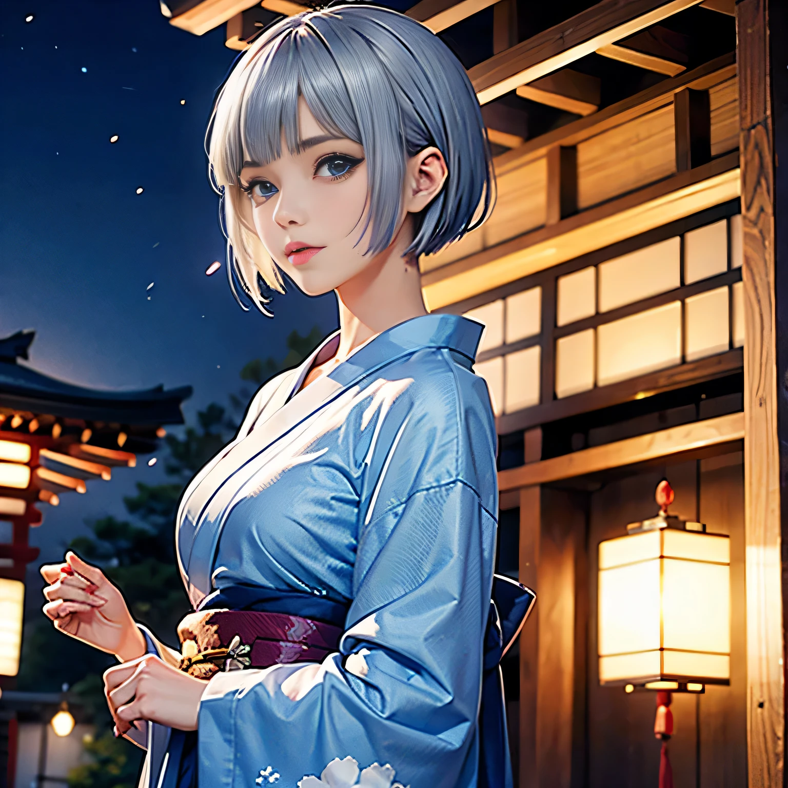 beautiful girls are playing sumo,18yo, on the beach, silver short hair, twintail,blue eyes, Conceptual art, best photo shot, glowing light, realistic, UHD, textured skin, masterpiece, anatomically correct, best quality, 8k, full body,