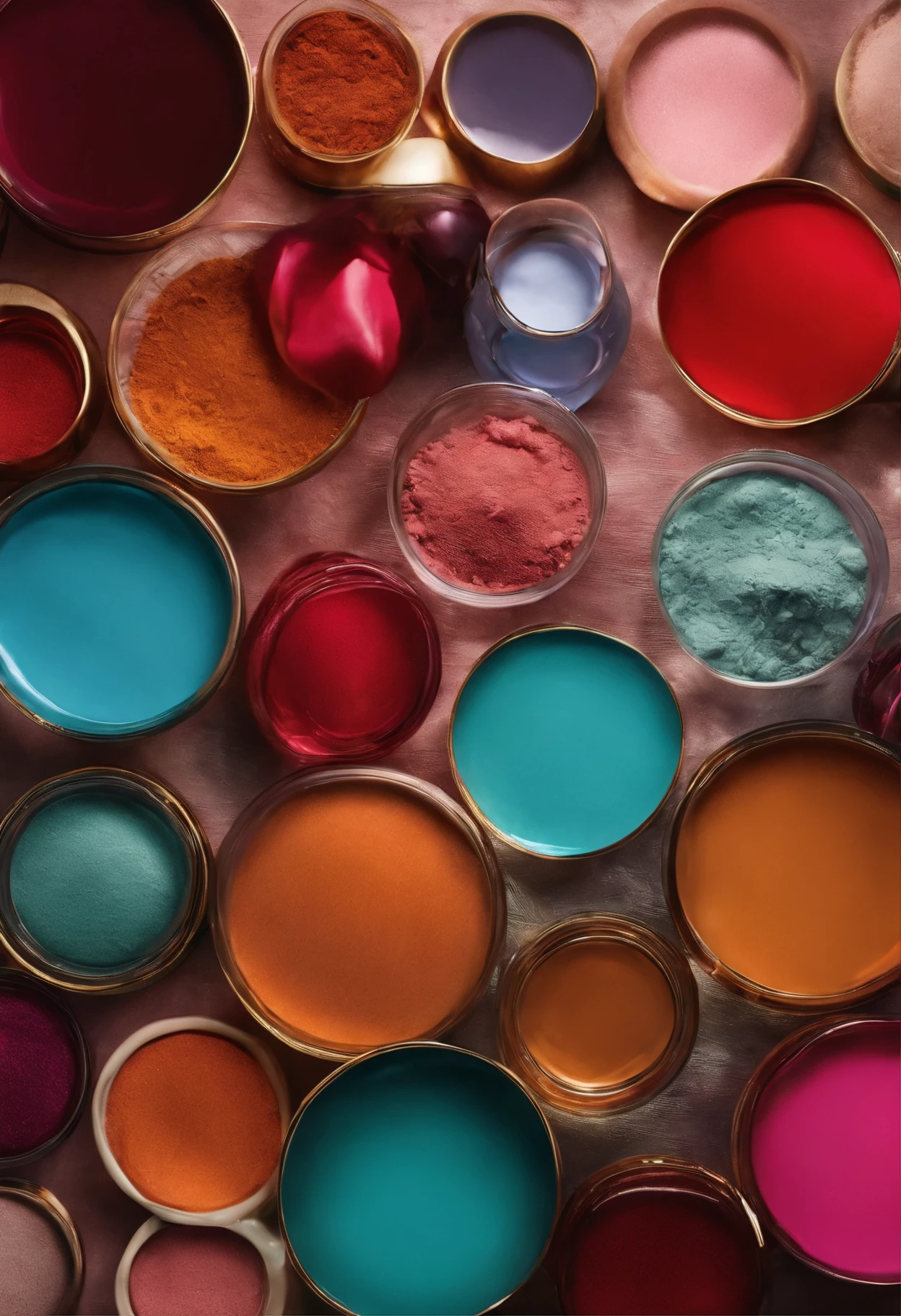 crea envases de cristal con el nombre BEAUTY BLISS POWDER 