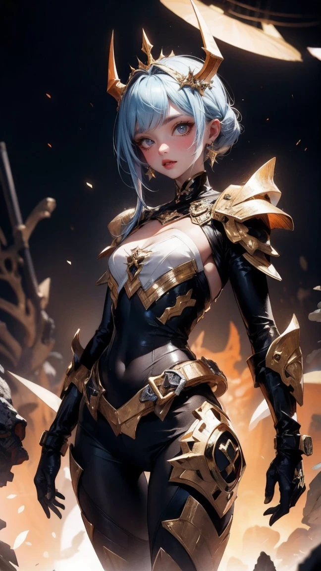 1girl,yelan \(genshin impact\),genshin impact, black eyes,
,
magic world, fire bubble in air, energy flow,  fireball on hand, spell magic,  extremely detailed, glowneon, glowing,
Volcano cave, pose, close up on upper body,
iridescent light, backlighting, blurry background, depth of field,, (masterpiece:1.2), (best quality:1.2), (very aesthetic:1.2), (absurdres:1.2), (detailed background),newest,ai-generated, intricate,full body, 