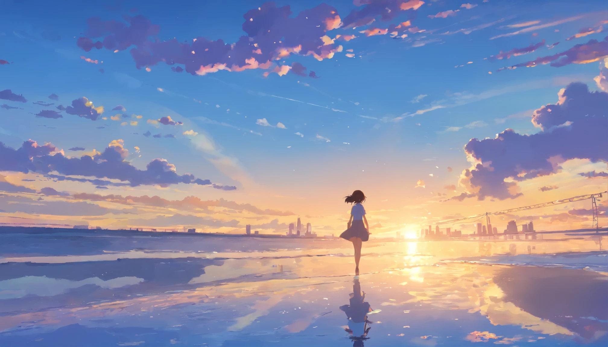 makoto shinkai,makoto shinkai'style,Departure,departure,hope