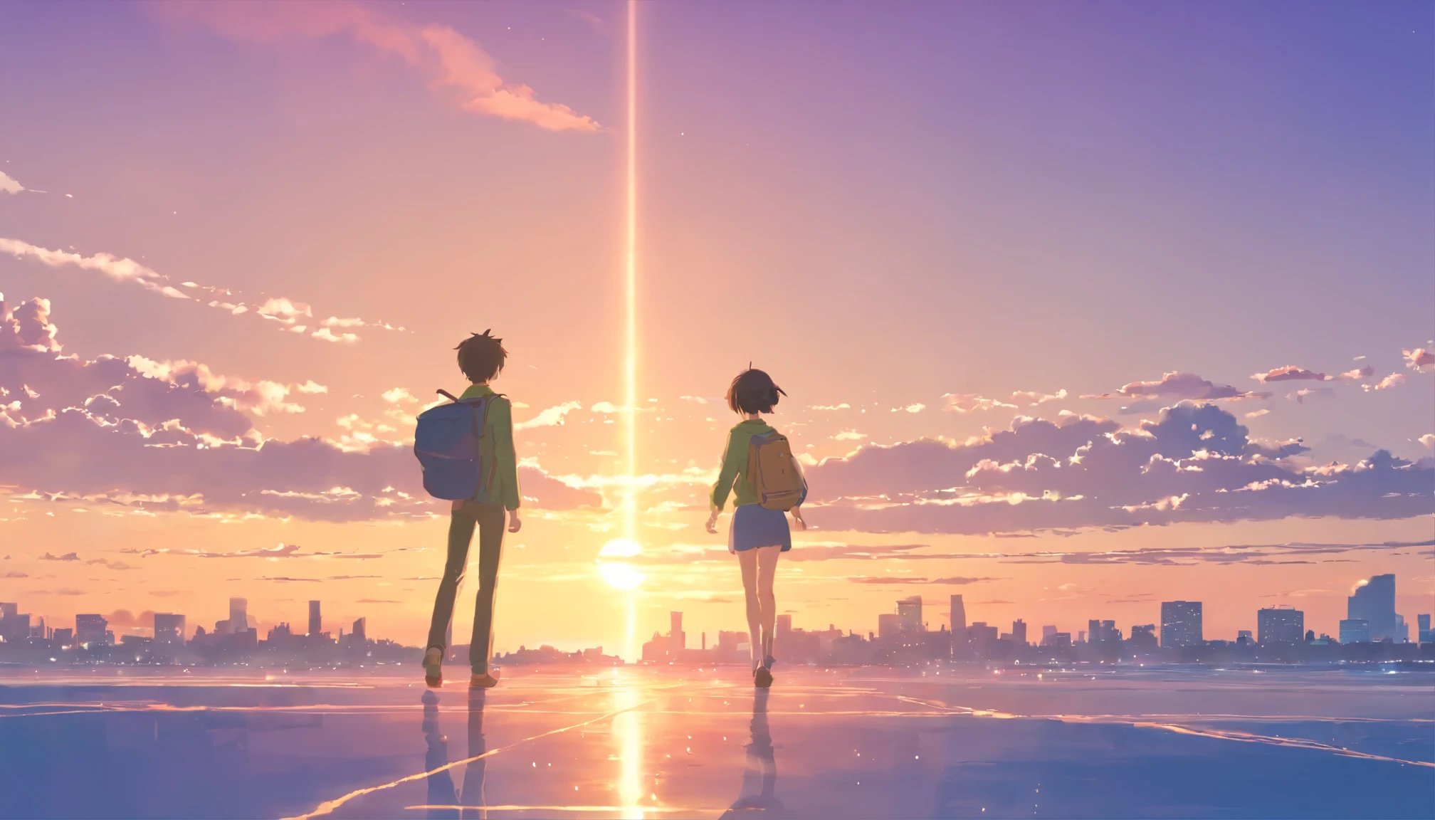 makoto shinkai,makoto shinkai'style,Departure,departure,hope,plane
