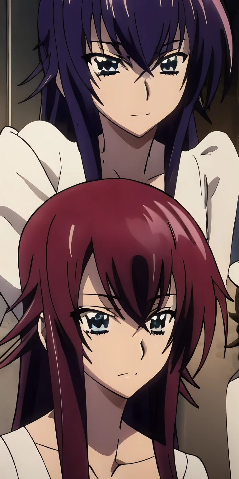 Saeko Busujima y Rias Gremory