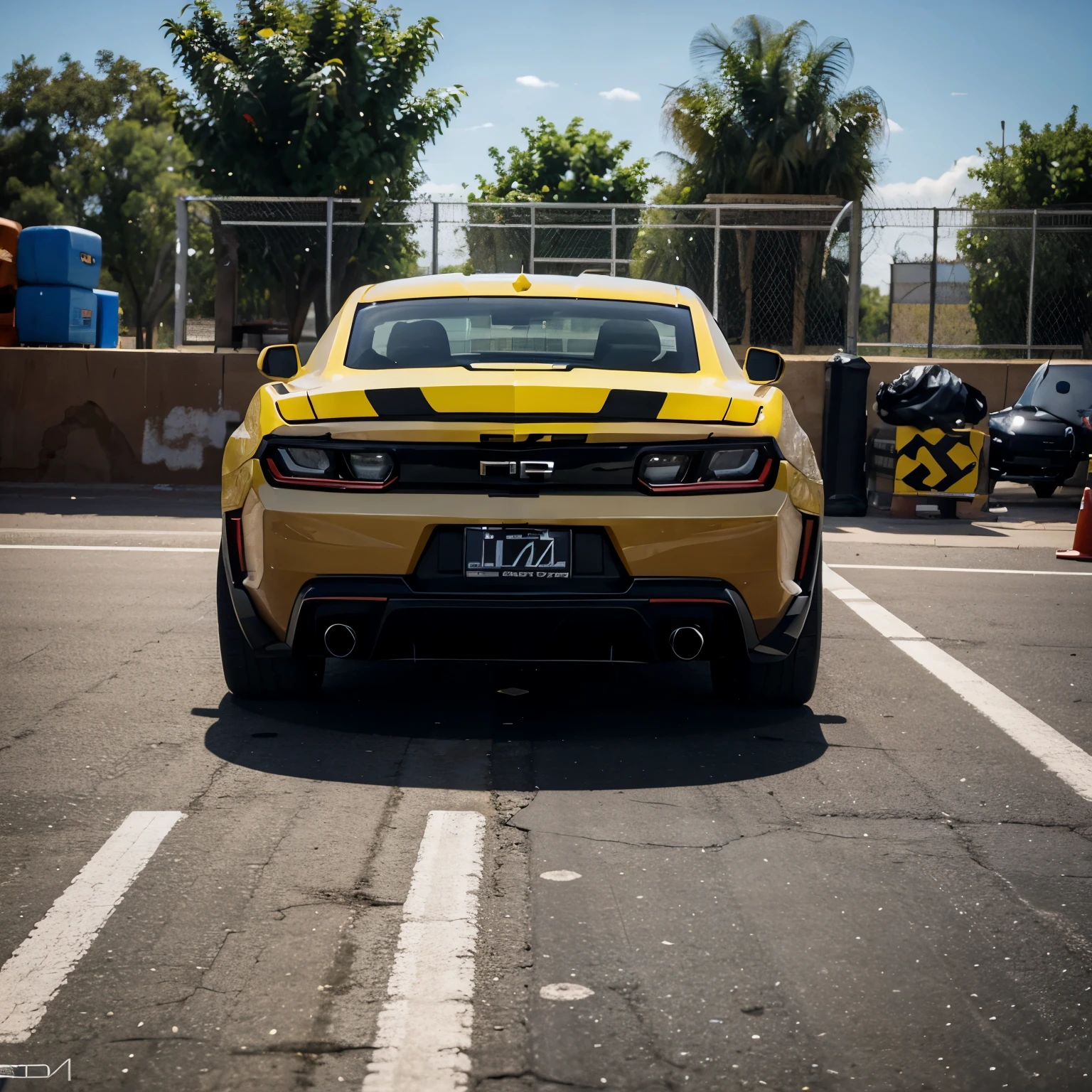 Adentro de un camaro Perfomance 