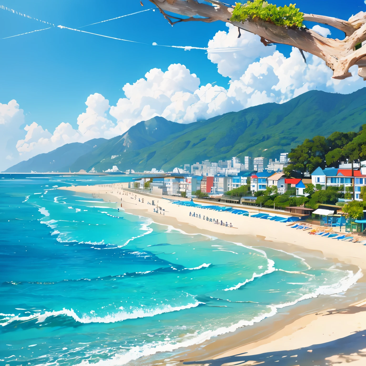 water, seaside, beach, Sunny
