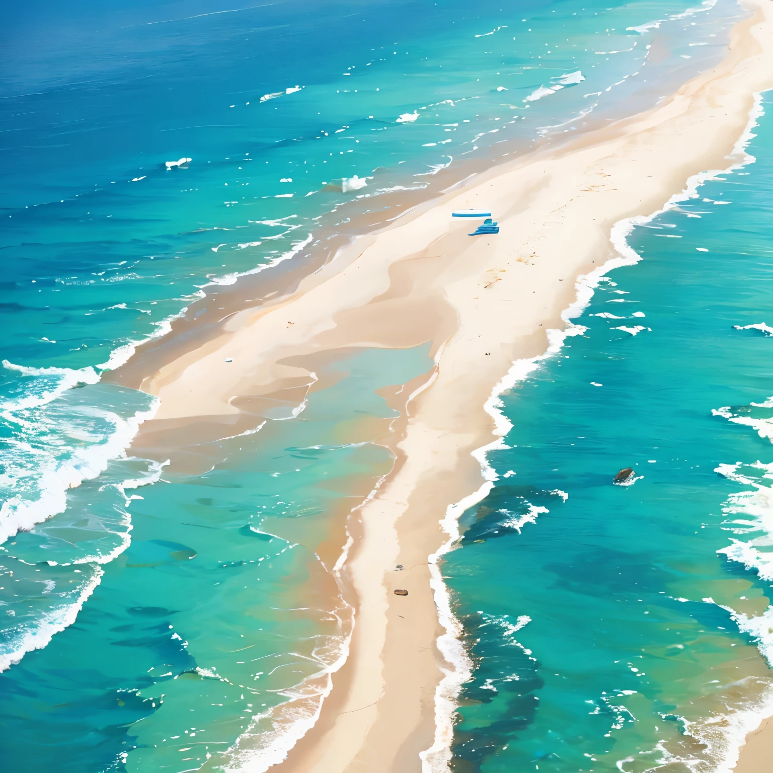 water, seaside, beach, Sunny