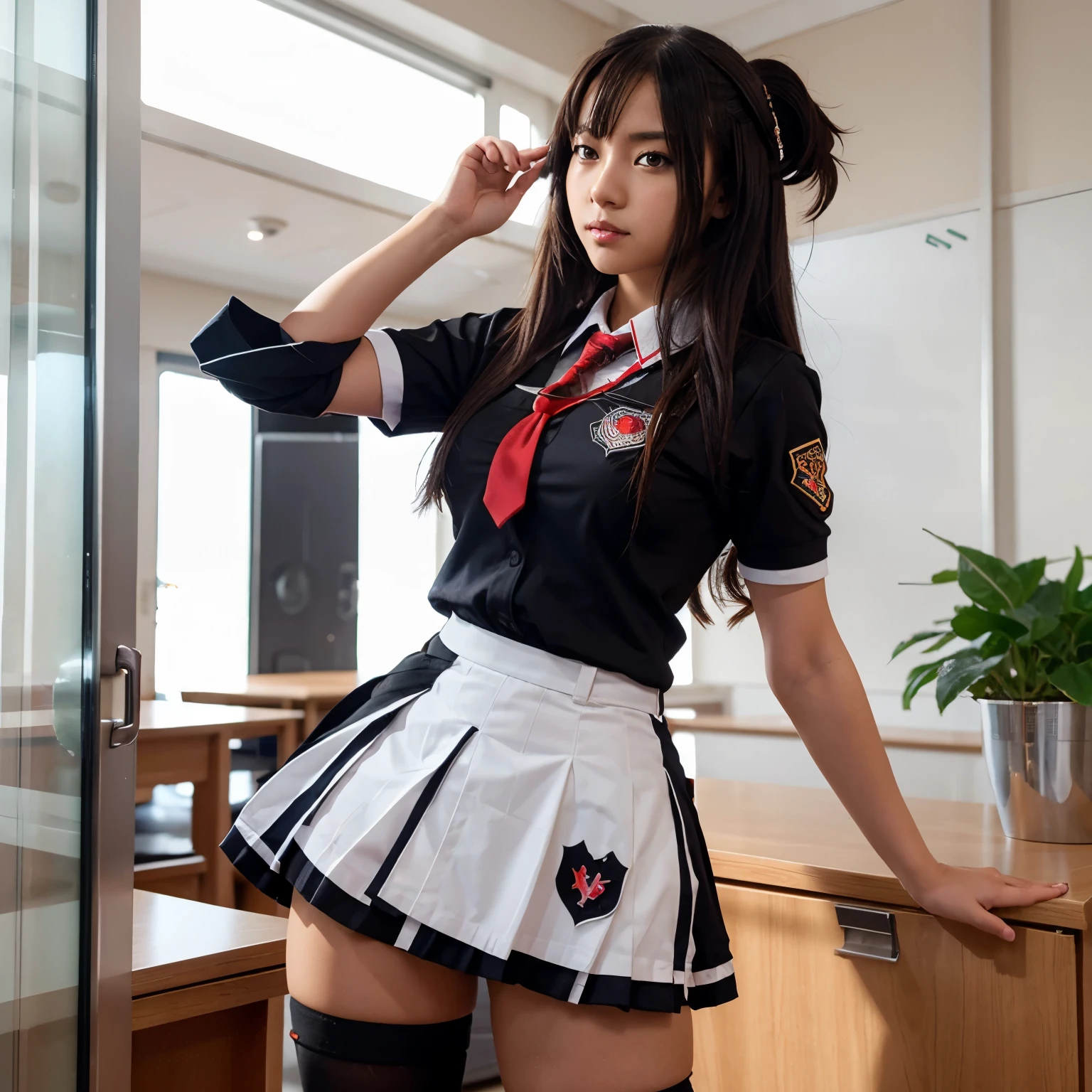 Kiana Kaslana , School Girl uniform, Honkai Impact 3rd