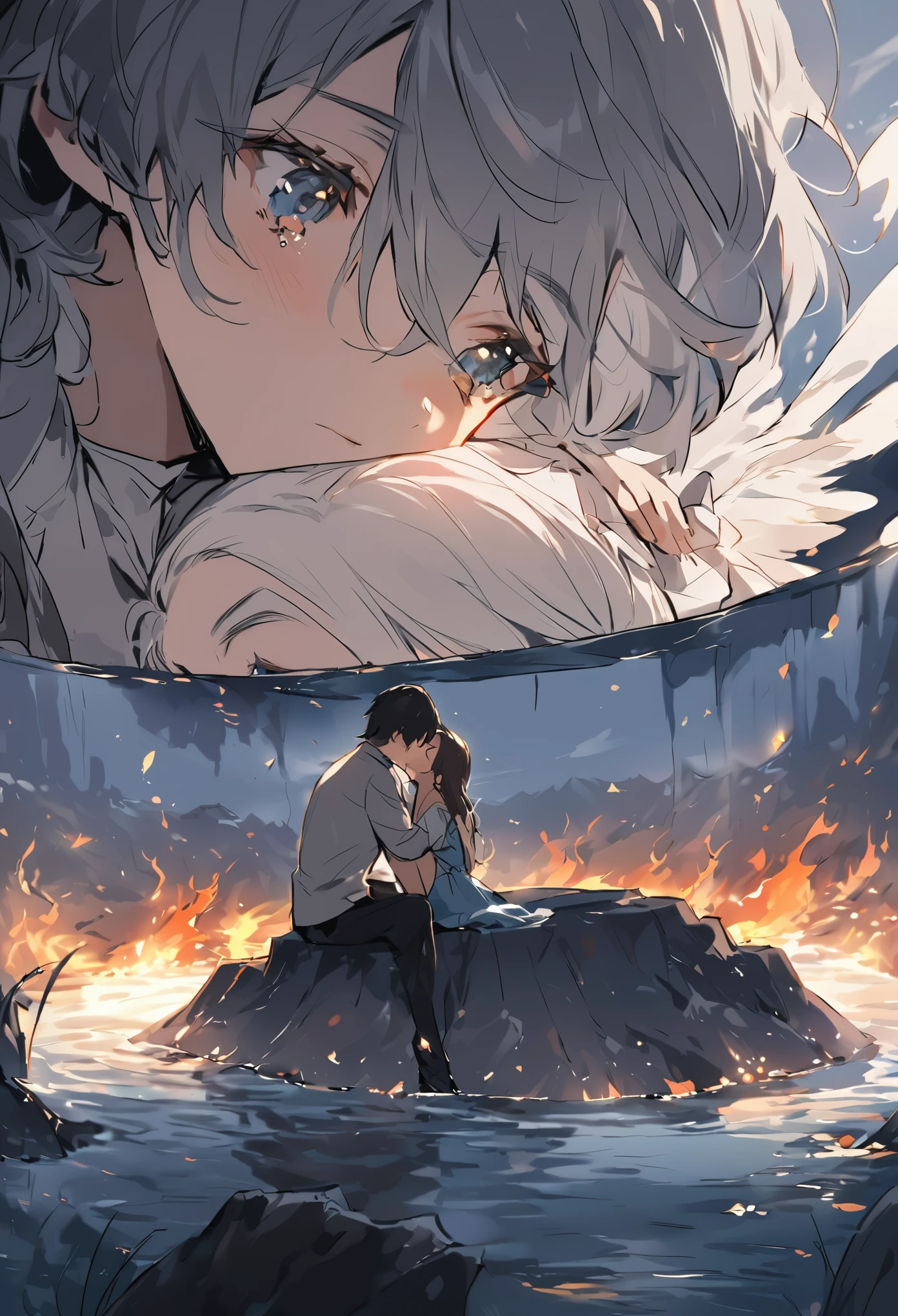 <lora:mki-lineart-xl-0-1.4-1.6--0.03-10-1-hd:1>,1girl,monochrome,beautiful detailed glow,(detailed ice),beautiful detailed water,Masterpiece,best quality,great quality,good quality,