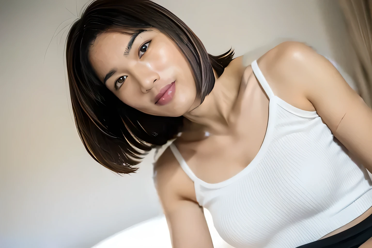 black tank top