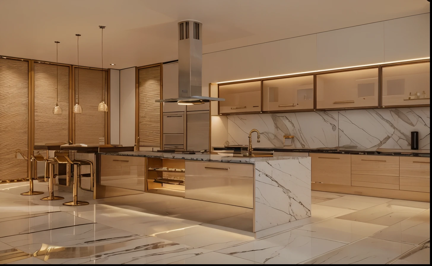 "the kitchen room, luxurious and modern interior design with a touch of sophistication and elegance."