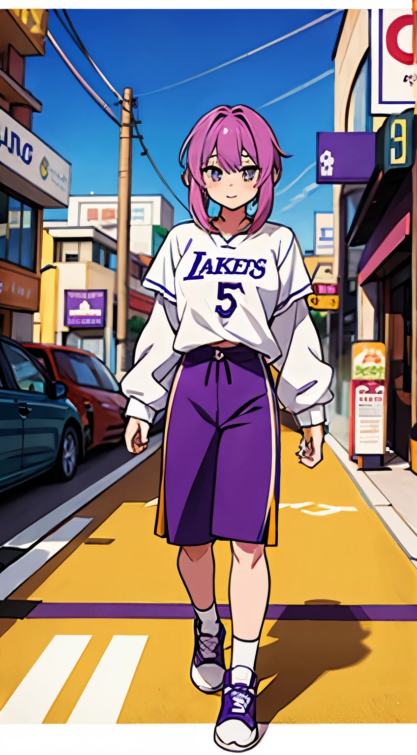 Make anime character in lakers trend