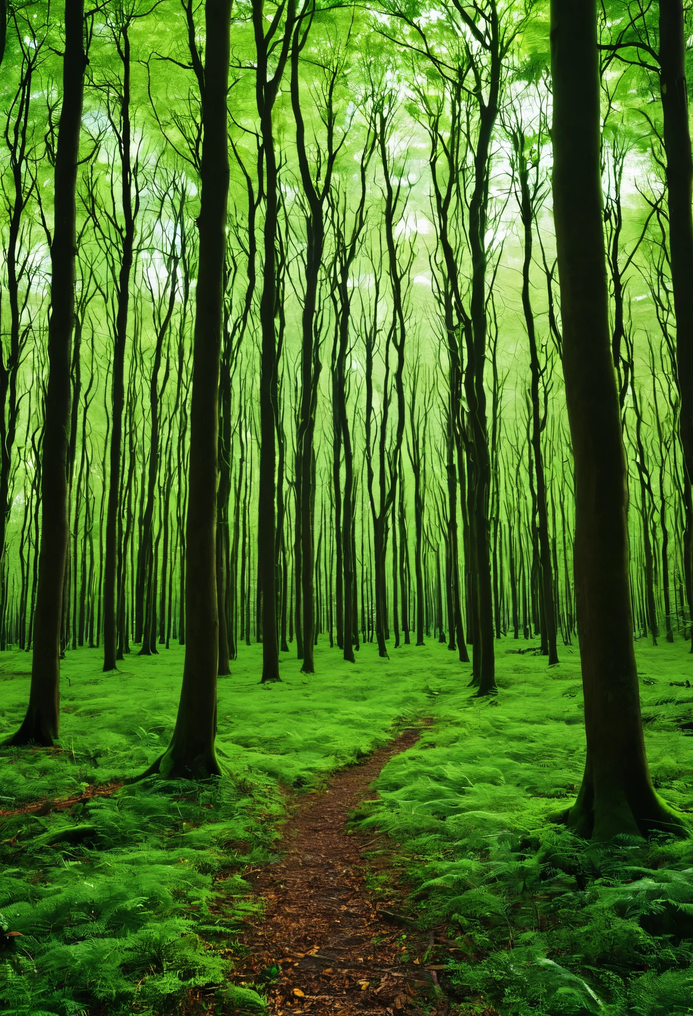 A forest image for story telling